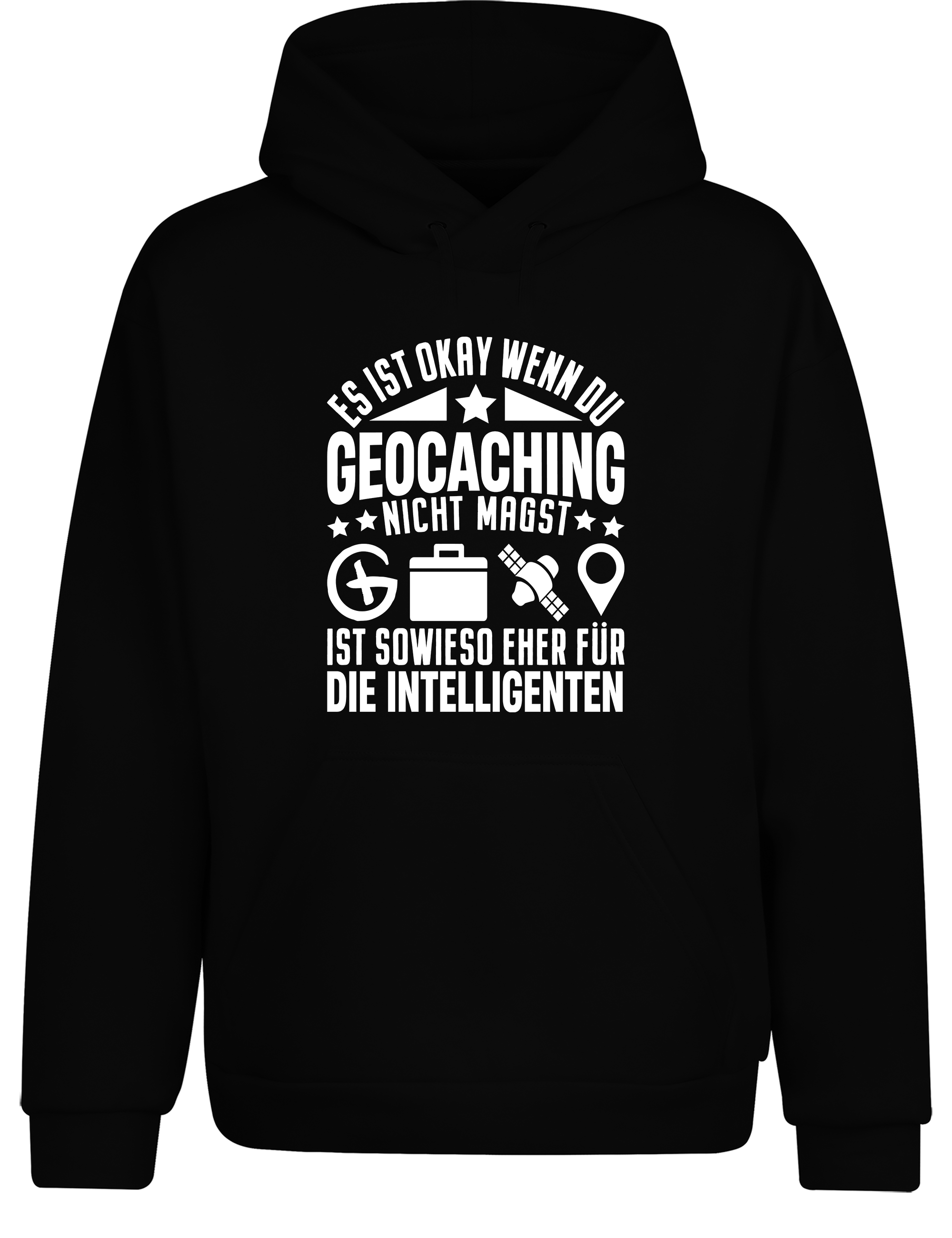 Es ist okay, wenn du Geocaching nicht magst – Hoodie im Retro Stil | Lustiger Kapuzenpullover für Geocacher, Schatzsucher & Outdoor-Fans (Copie)