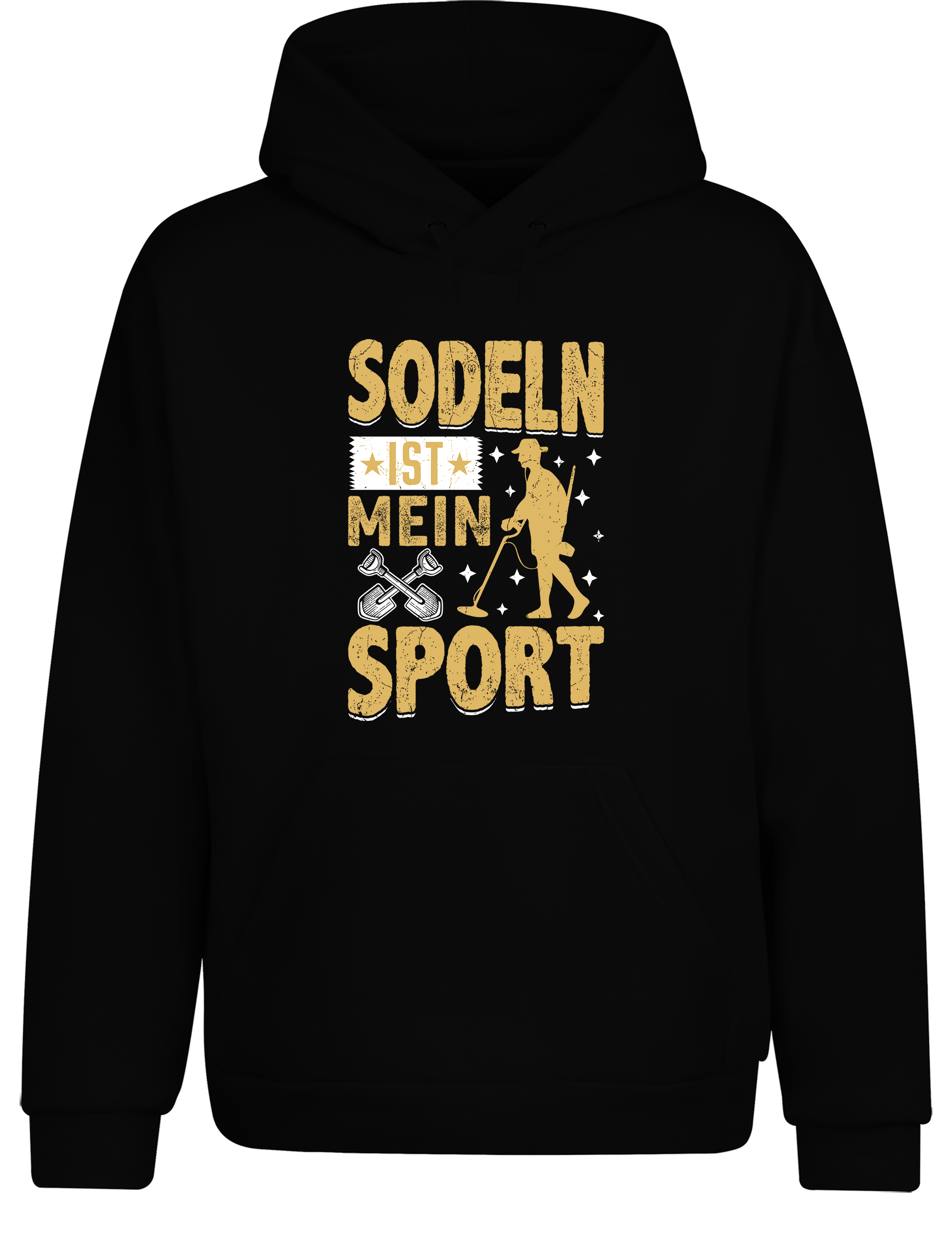 Sondeln ist mein Sport – Hoodie im Retro Stil | Lustiger Kapuzenpullover für Sondler, Schatzsuche & Freizeit