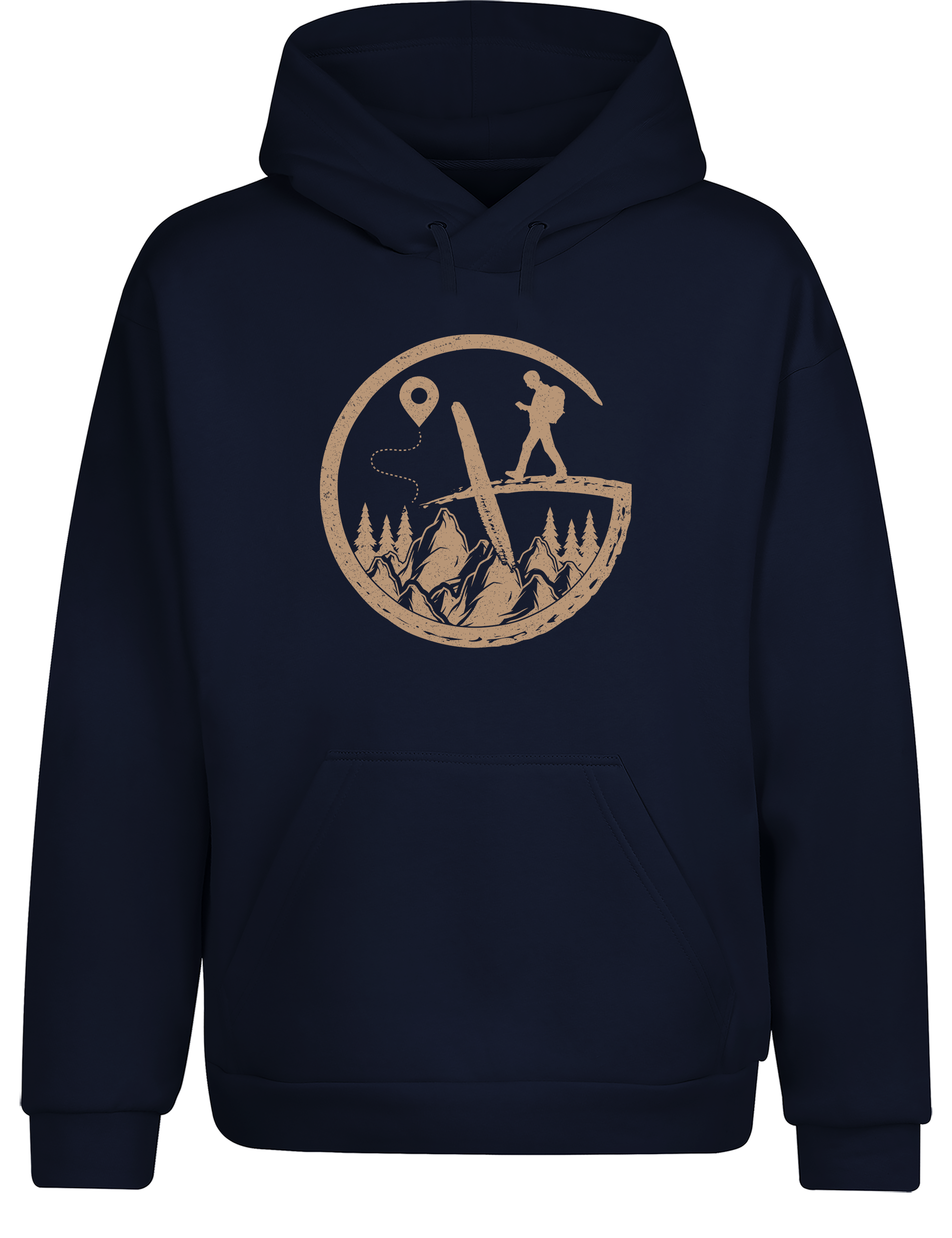 Geocaching Abenteuer – Hoodie | Bequemer Kapuzenpullover für Schatzsucher, Wanderer & Outdoor-Fans