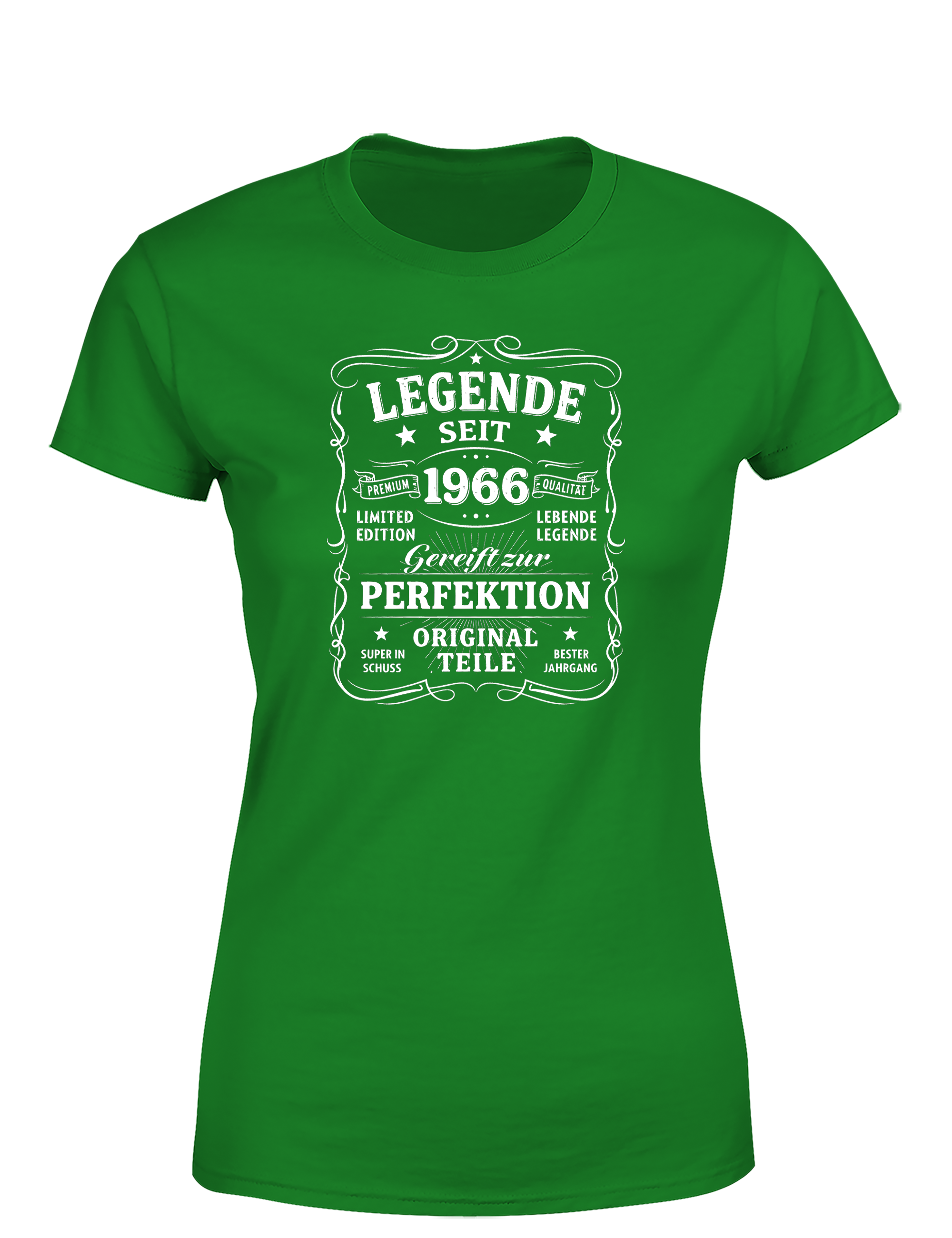 Damen T-Shirt „Legende seit 1966“ | Vintage Geburtstag Shirt Jahrgang 1966 Geschenk