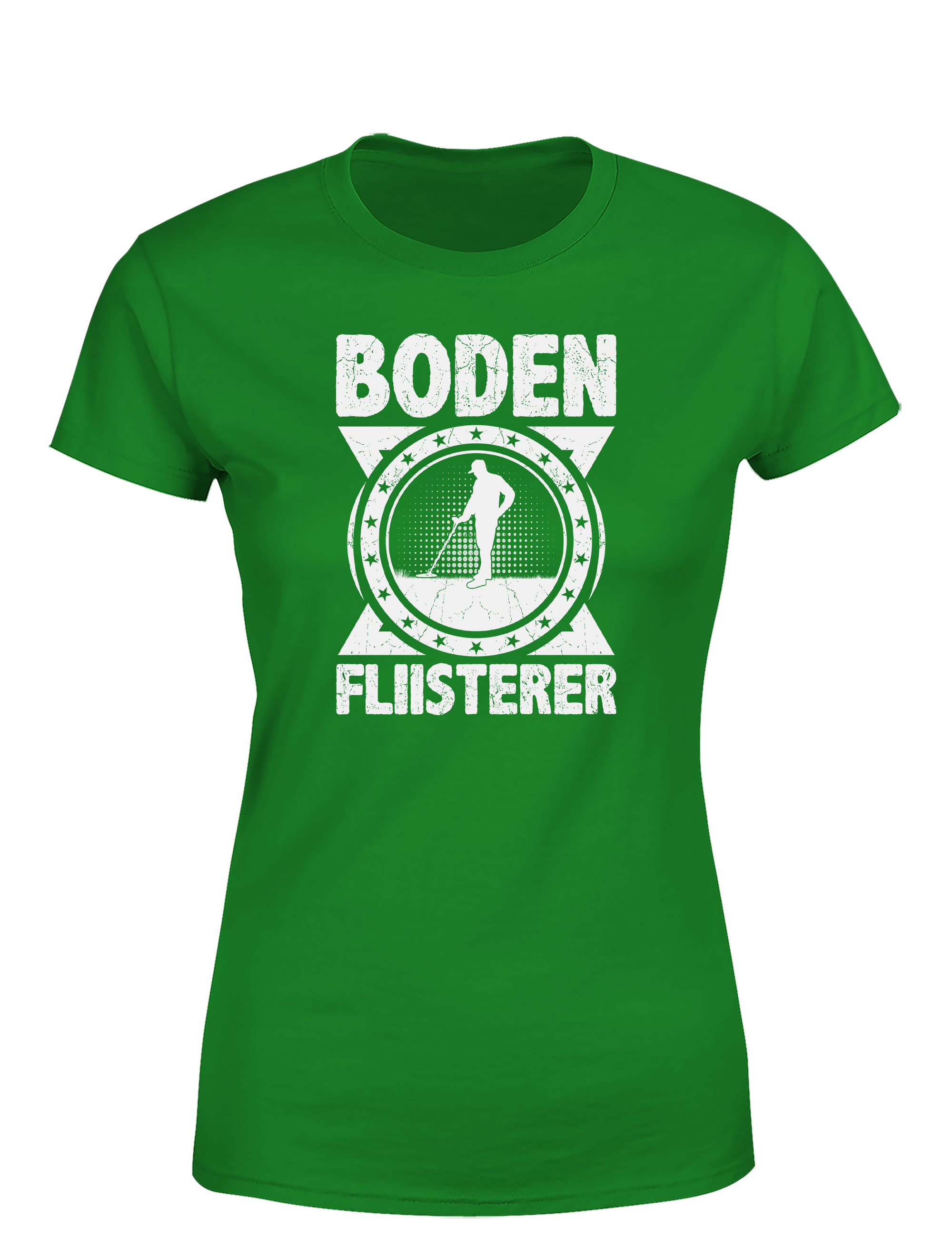Bodenflüsterer – Damen T-Shirt im Retro Stil | Lustiges Shirt für Schatzsucherinnen, Hobby-Sondlerinnen & Geschenkidee