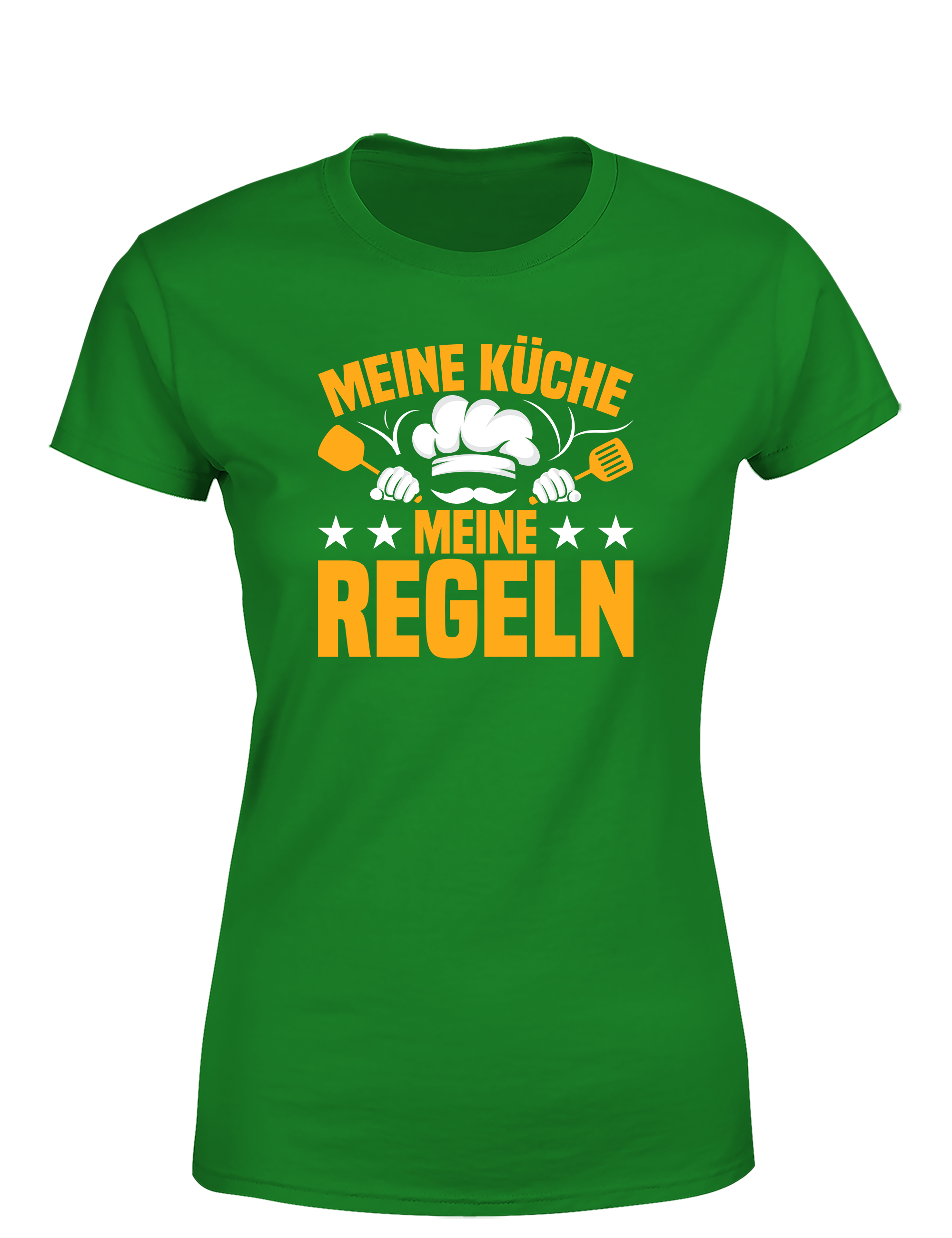 Damen T-Shirt „Meine Küche Meine Regeln“ | Cooles Koch Shirt für Frauen mit Küchenpower