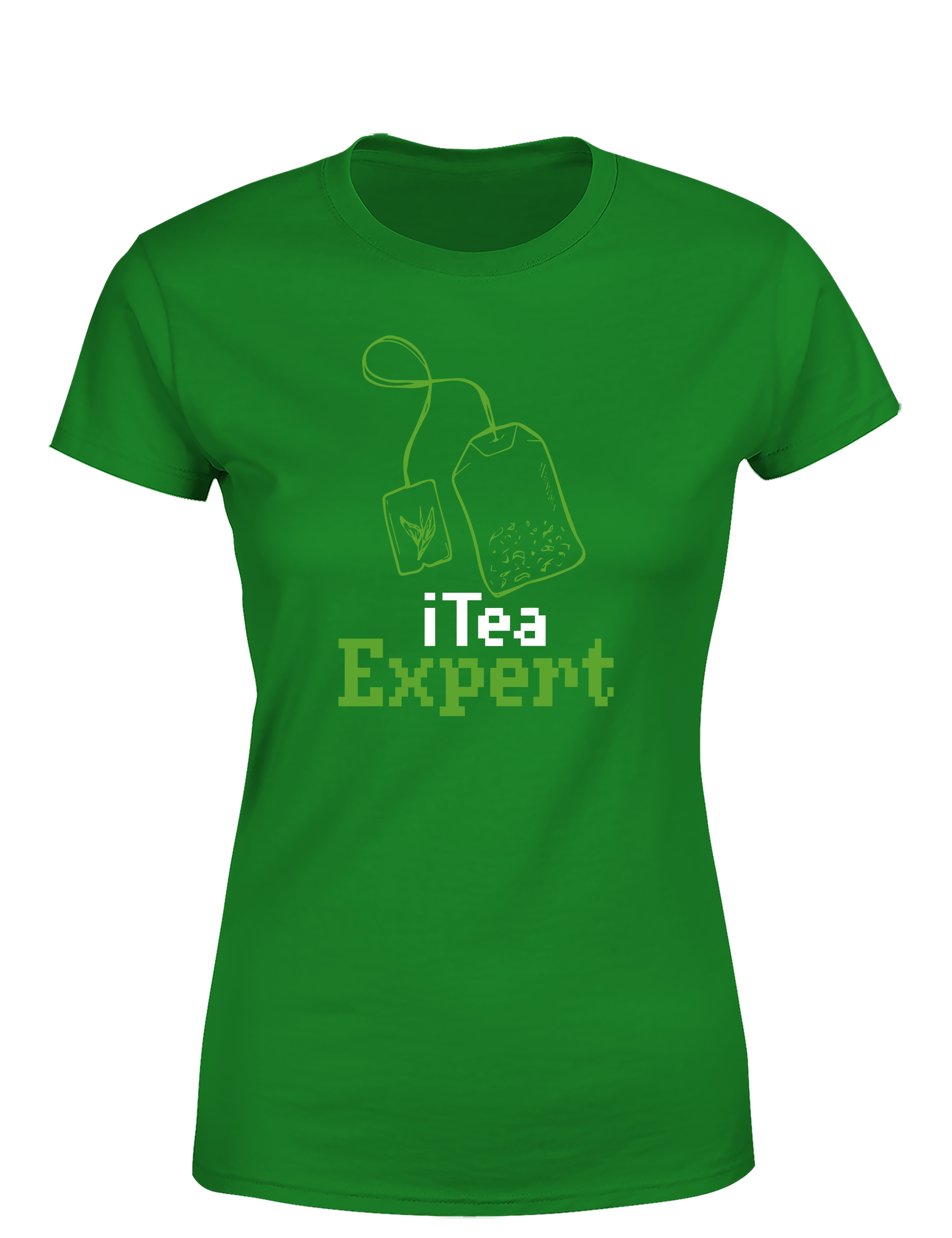 I Tea Expert – Damen T-Shirt im Retro Stil | Lustiges Nerd Shirt für Teeliebhaberinnen, Coderinnen & IT-Fans