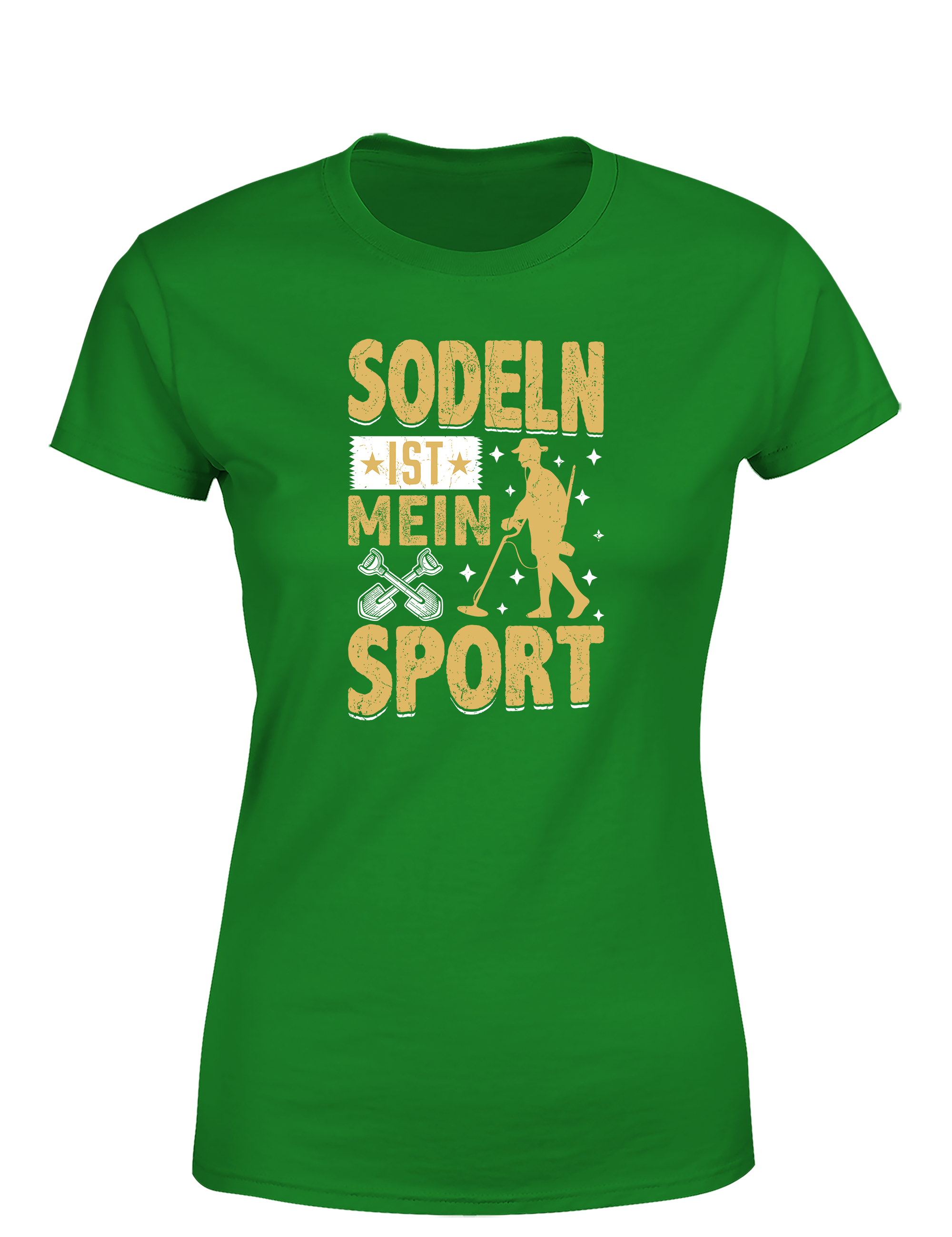Sondeln ist mein Sport – Damen T-Shirt im Retro Stil | Lustiges Shirt für Schatzsucherinnen, Freizeit & Geschenkidee