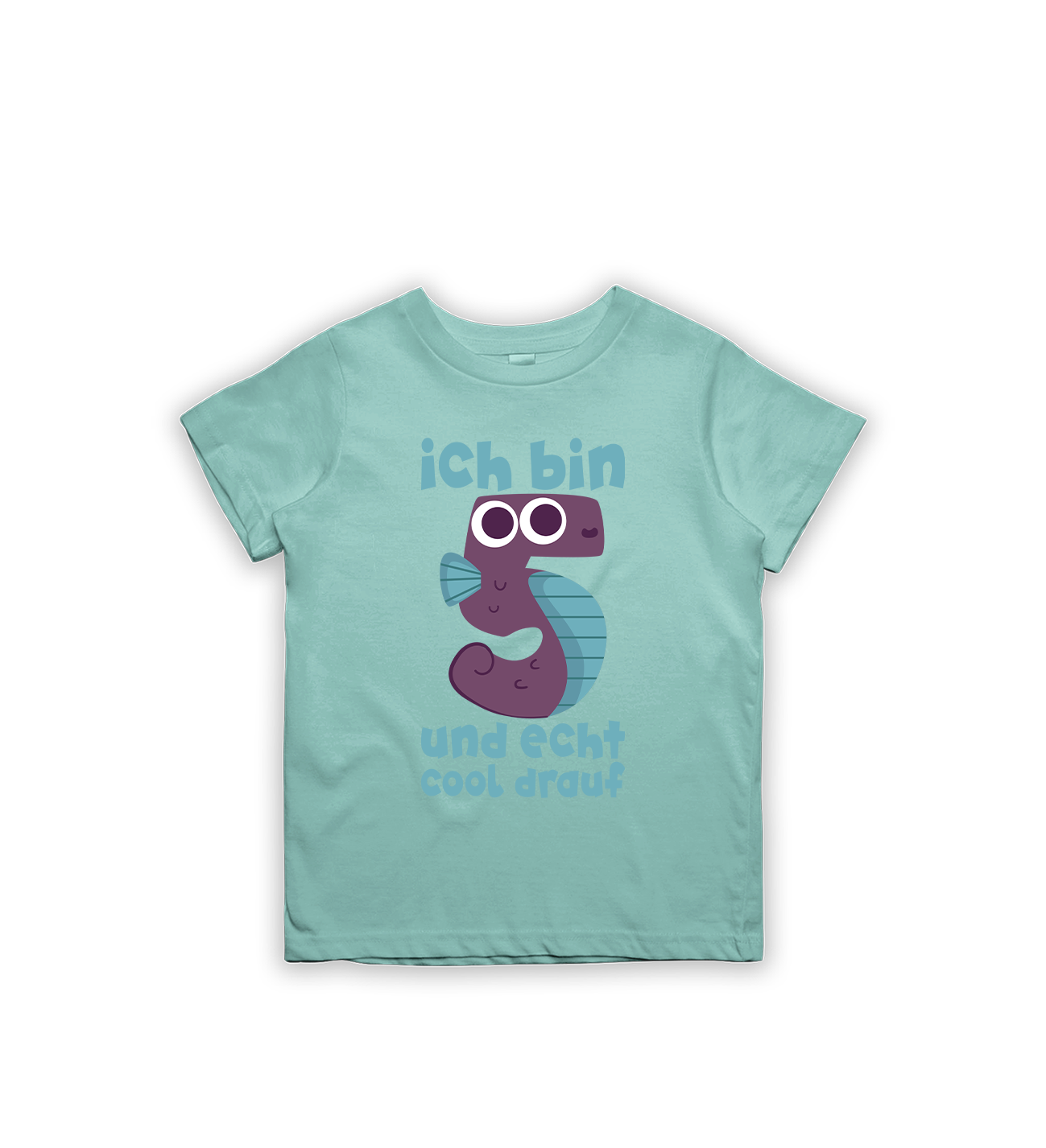 Ich bin 5 und echt cool drauf Kinder T-Shirt – Lustiges Geburtstagsshirt für Kinder