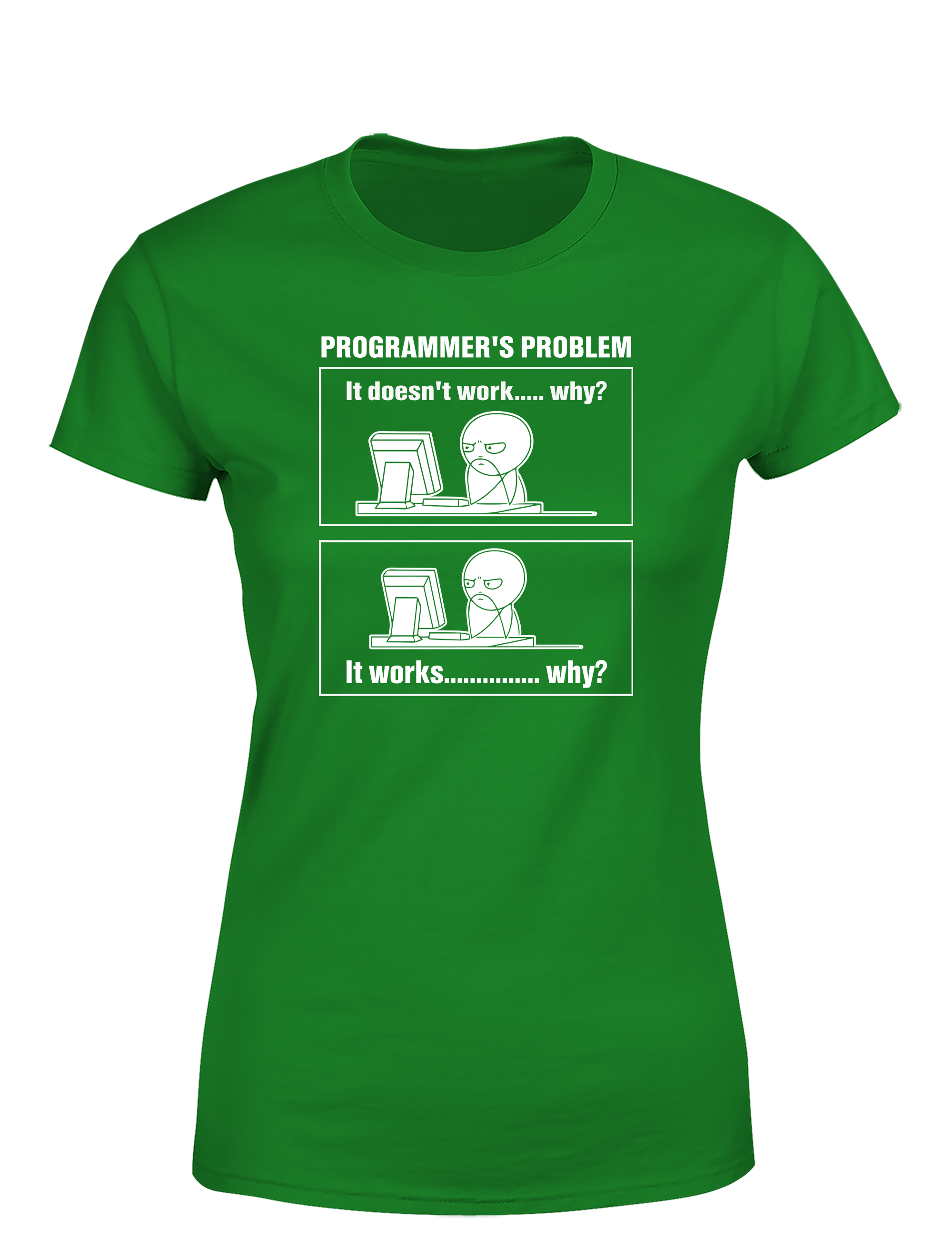 Programmer’s Problem – Damen T-Shirt im Retro Stil | Lustiges Nerd Shirt für Entwicklerinnen, Coderinnen & IT-Fans