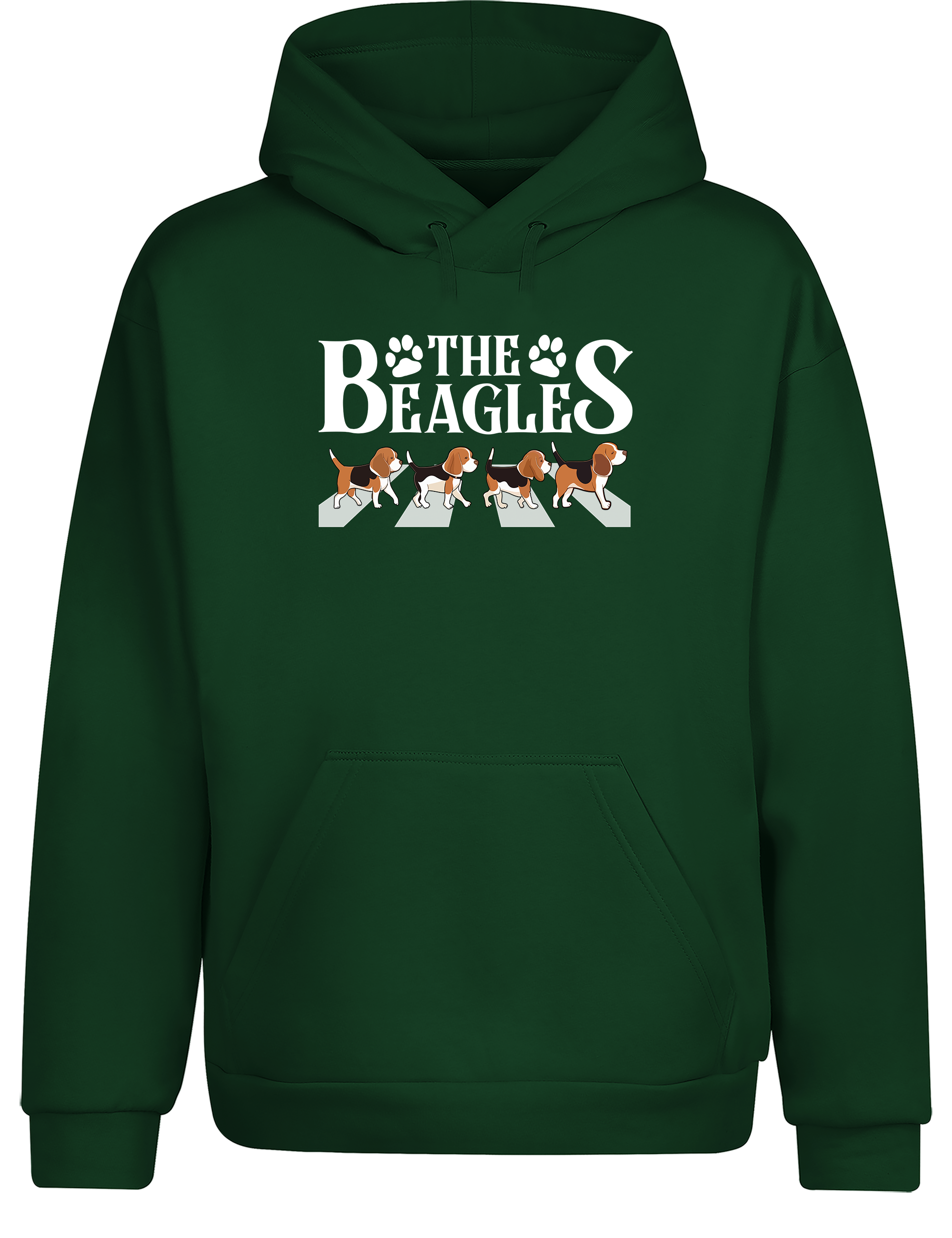 Unisex Hoodie „The Beagles“ | Lustiger Hunde-Hoodie im Abbey-Road-Design