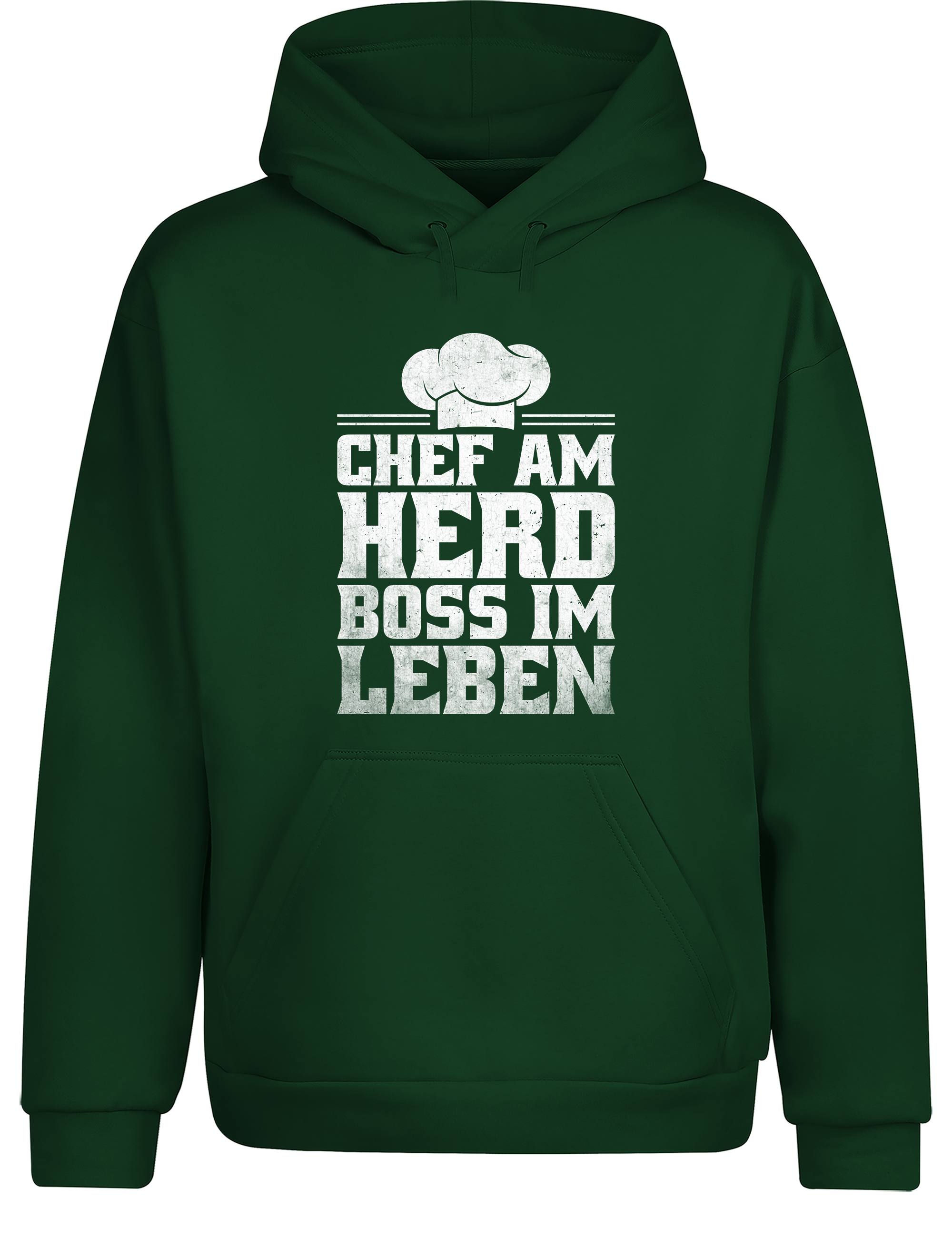 Unisex Hoodie „Chef am Herd Boss im Leben“ | Cooler Koch Hoodie für Küchenbosse