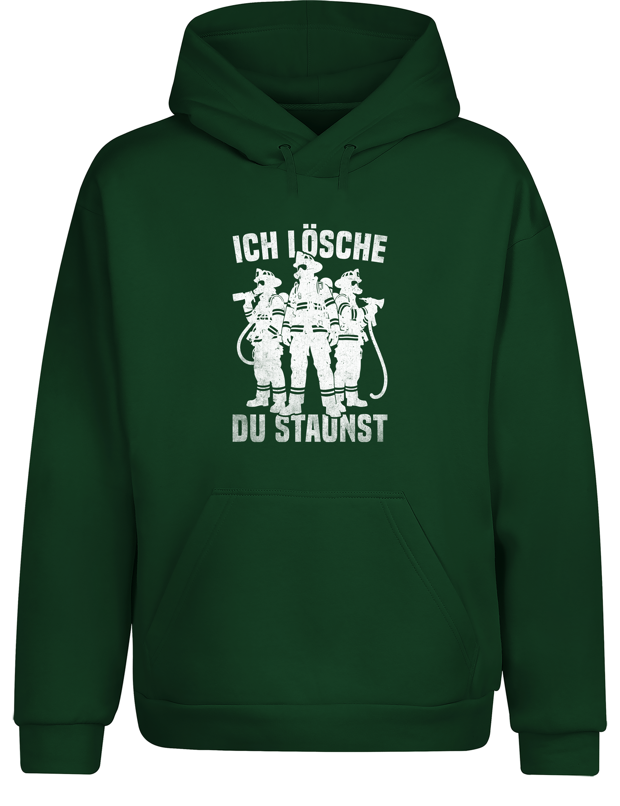 Feuerwehr – Hoodie „Ich lösche, du staunst“ | Cooler Feuerwehr Hoodie für Einsatzkräfte & Fans