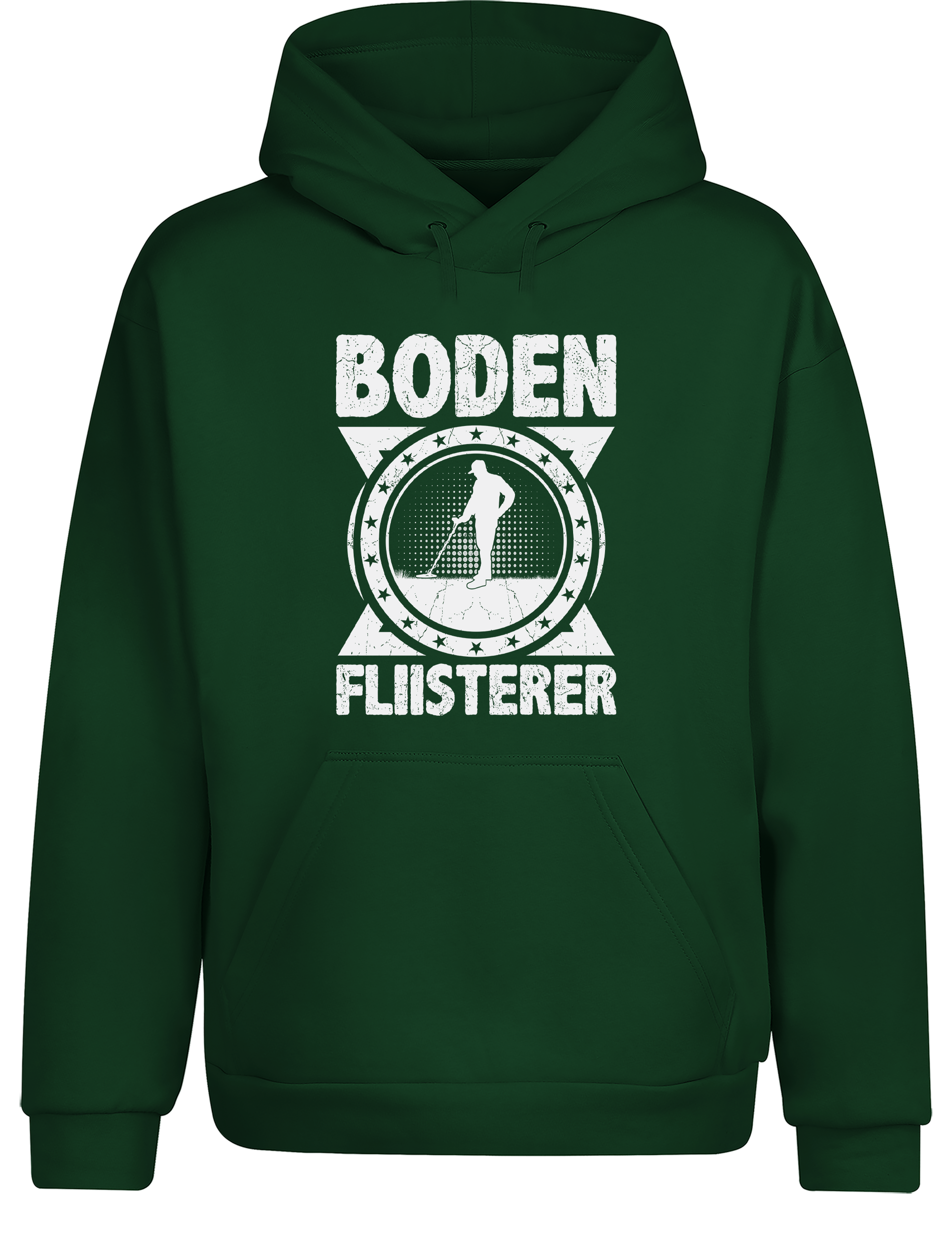 Bodenflüsterer – Hoodie im Retro Stil | Lustiger Kapuzenpullover für Schatzsucher, Sondler & Freizeit
