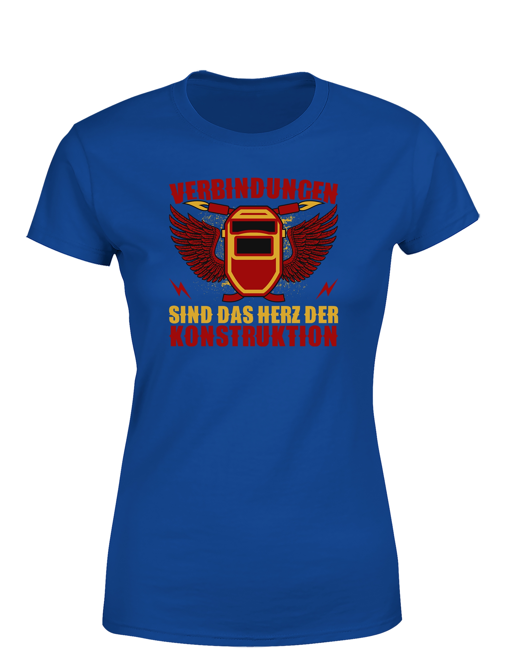 Verbindungen sind das Herz der Konstruktion – Damen T-Shirt im Retro Stil | Lustiges Shirt für Ingenieurinnen, Handwerkerinnen & Technik-Fans