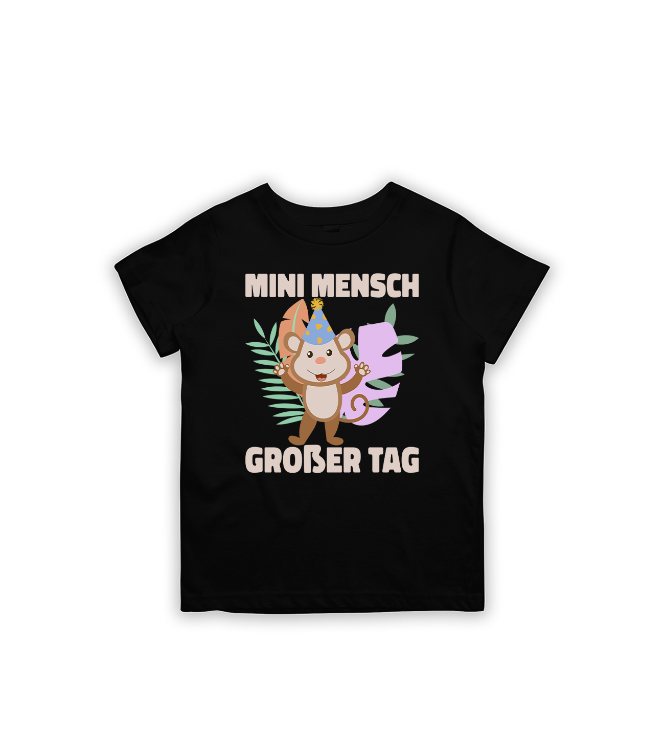 Mini Mensch Großer Tag Kinder T-Shirt