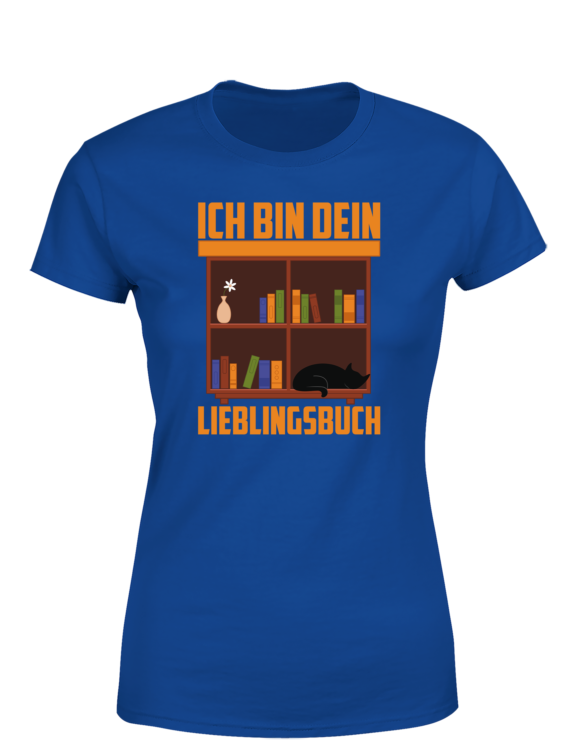 Ich bin dein Lieblingsbuch – Damen T-Shirt im Retro Stil | Lustiges Shirt für Leserinnen, Bibliothek & Geschenkidee