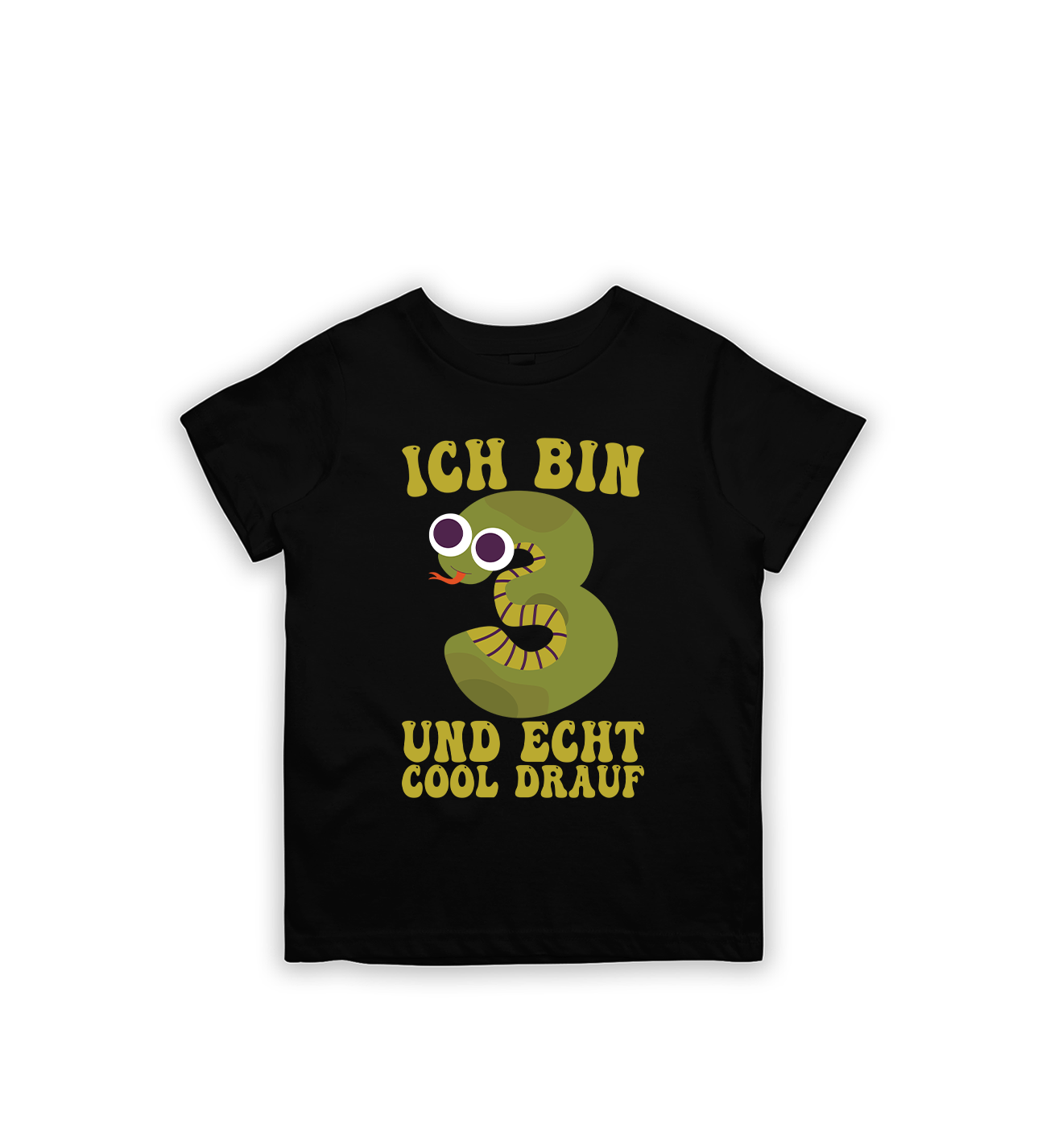 Ich bin 3 und echt cool drauf Kinder T-Shirt – Lustiges Geburtstagsshirt für Kinder