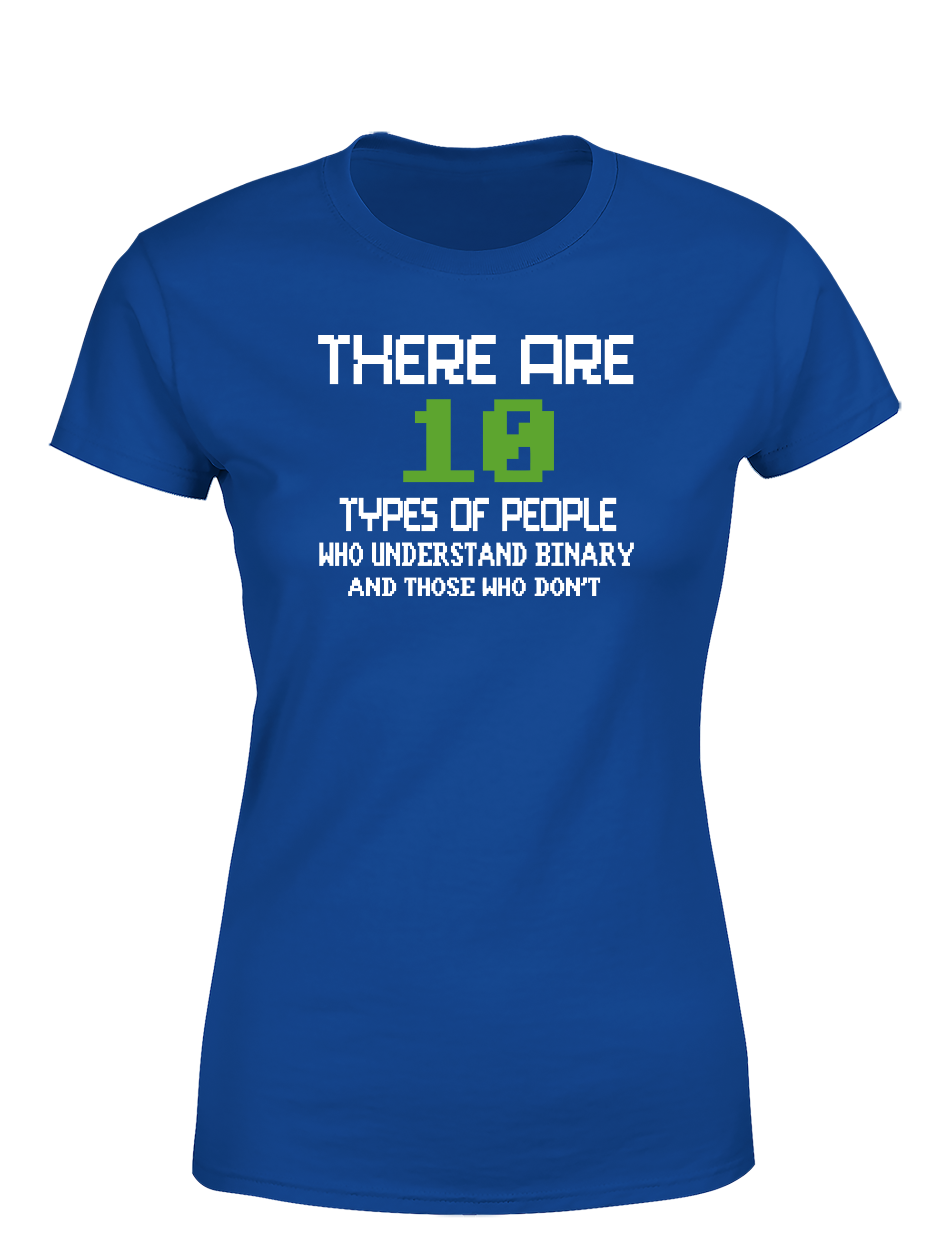 There Are 10 Types of People – Damen T-Shirt im Retro Stil | Lustiges Nerd Shirt für Programmiererinnen, Entwicklerinnen & IT-Fans