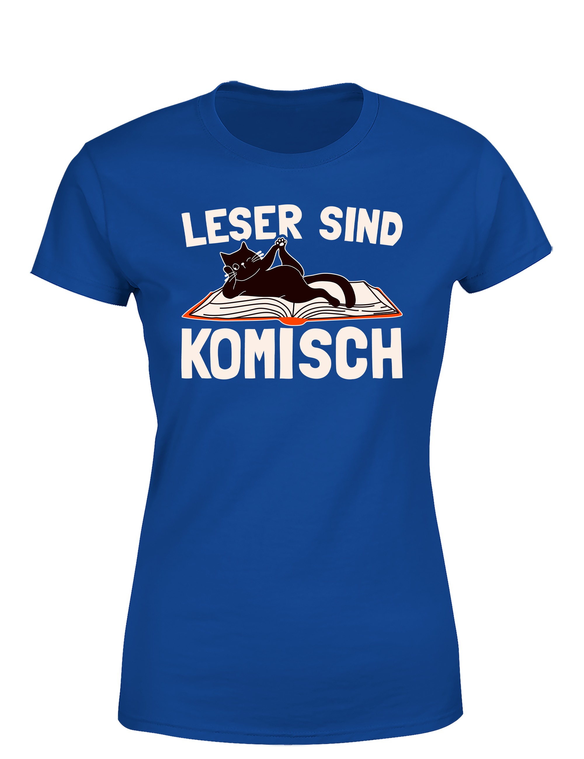 Leser sind komisch – Damen T-Shirt im Retro Stil | Lustiges Shirt für Leseratten, Bibliothek & Geschenkidee