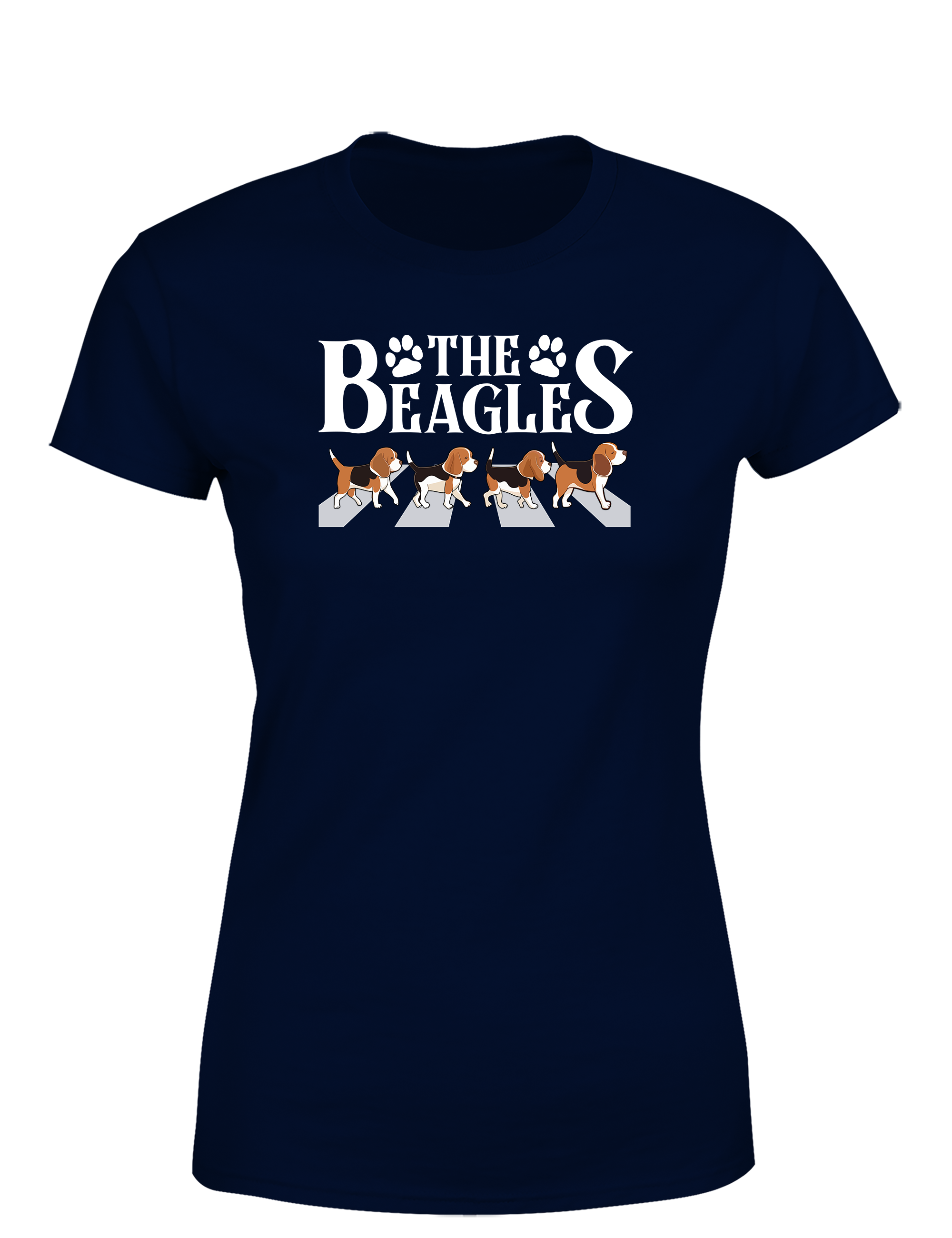 Damen T-Shirt „The Beagles“ | Niedliches Hunde-Motiv im Beatles-Style