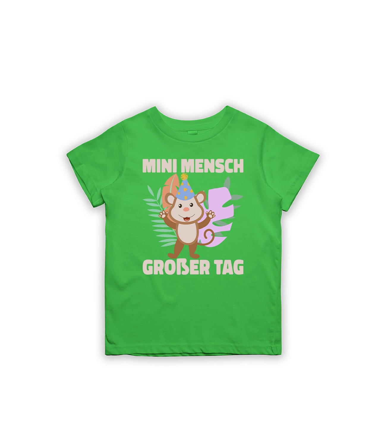 Mini Mensch Großer Tag Kinder T-Shirt