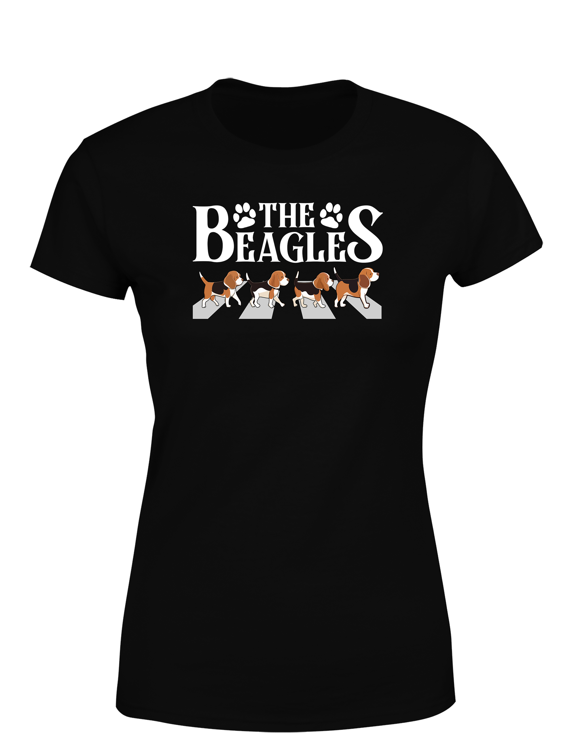 Damen T-Shirt „The Beagles“ | Niedliches Hunde-Motiv im Beatles-Style