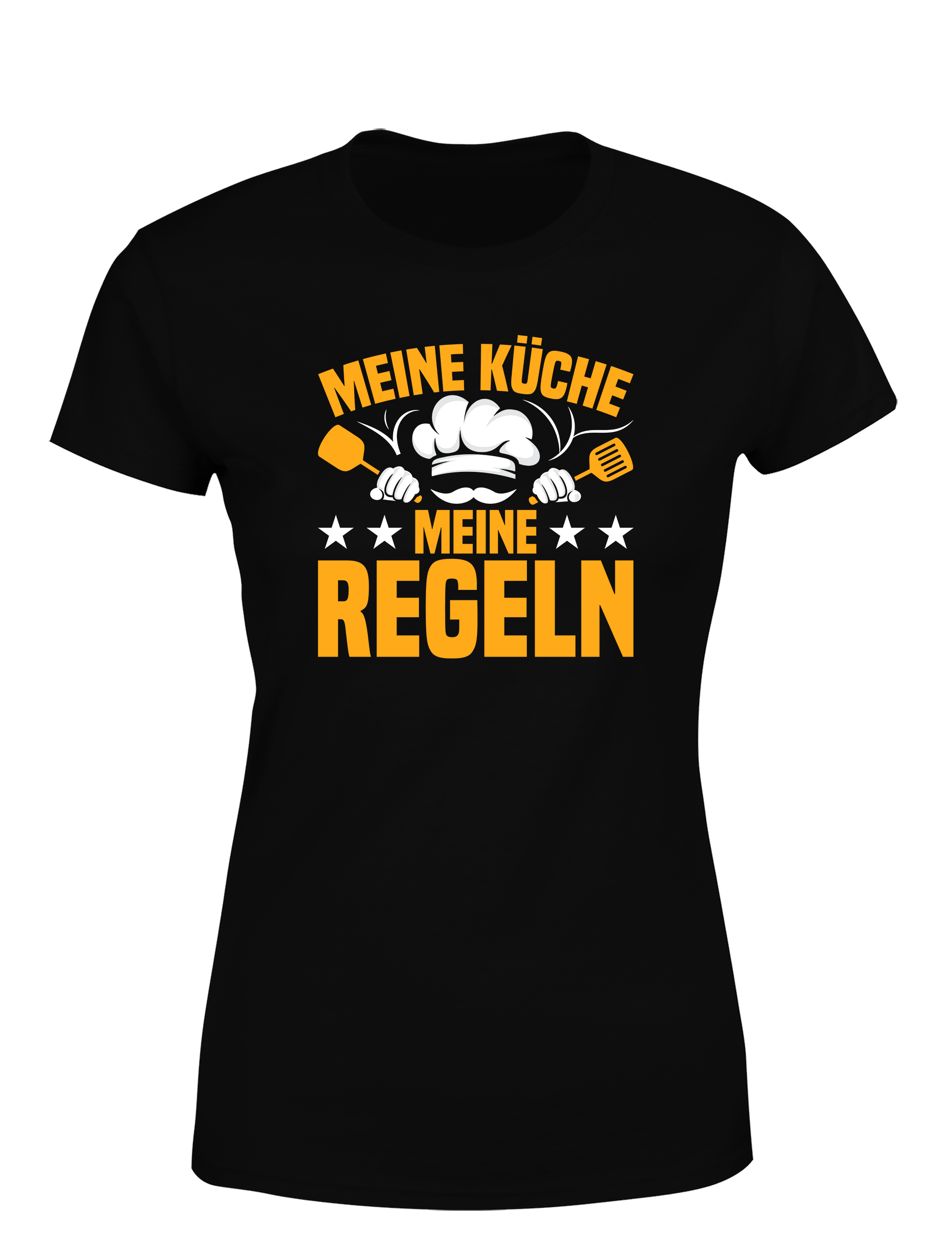 Damen T-Shirt „Meine Küche Meine Regeln“ | Cooles Koch Shirt für Frauen mit Küchenpower