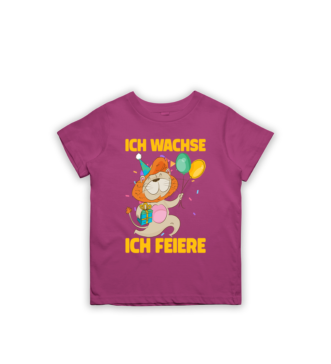 Ich wachse ich feiere Kinder T-Shirt – Lustiges Geburtstagsshirt für Kinder