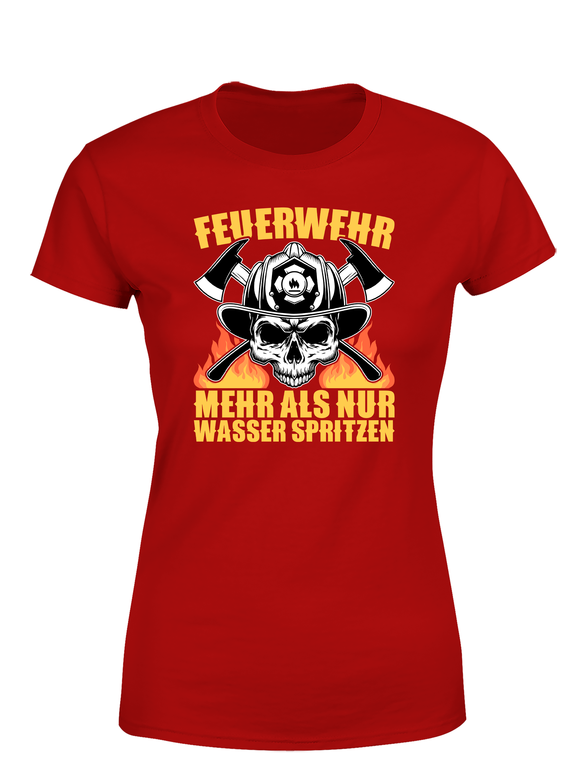 Damen T-Shirt Feuerwehr Mehr als nur Wasser spritzen | Cooles Feuerwehr Shirt