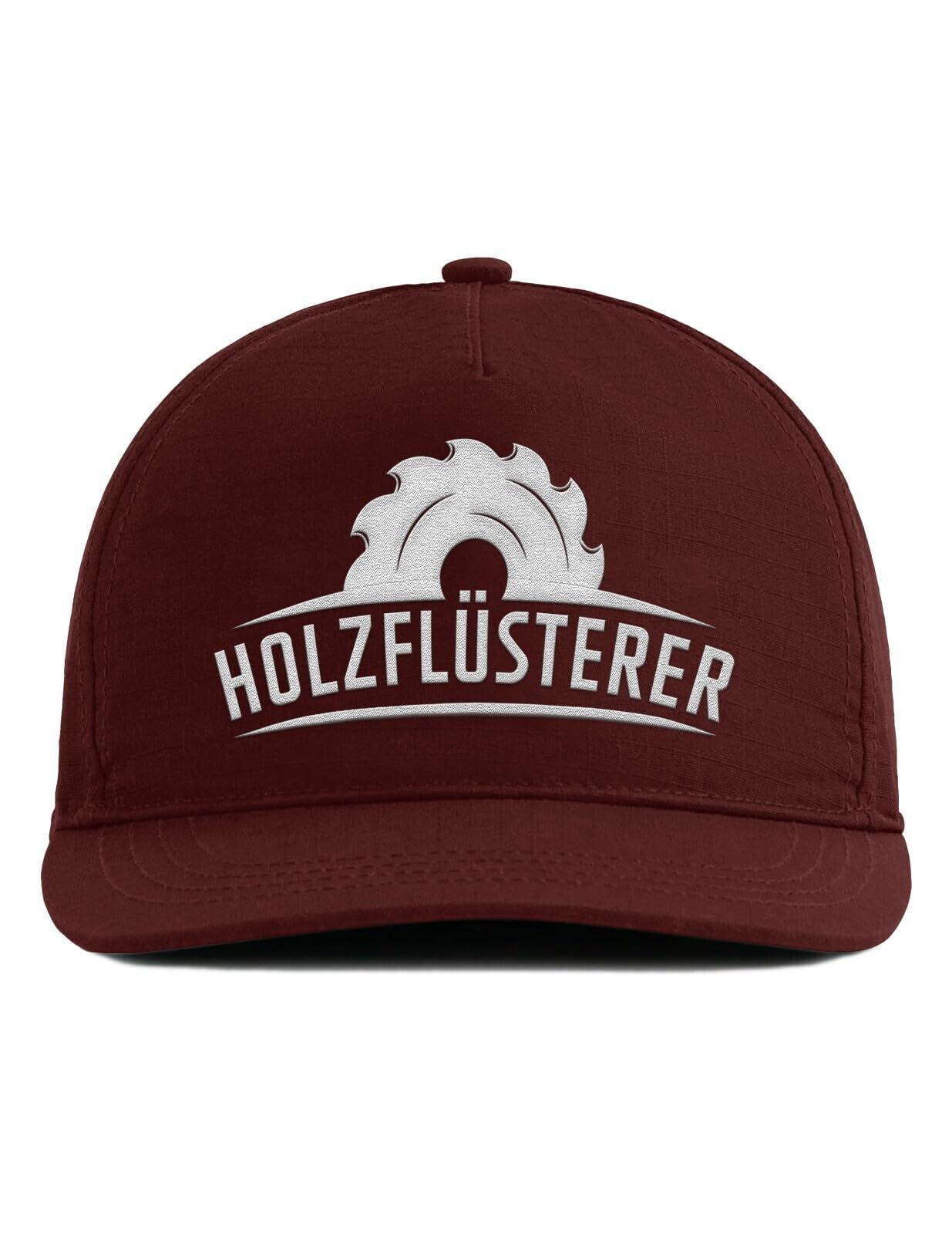 Snapback Cap Holzflüsterer - Lustige Arbeitskleidung für Handwerker, Schreiner, Tischler & Zimmerer - Geschenkidee mit Sägeblatt Design - Stickerei - One Size verstellbar