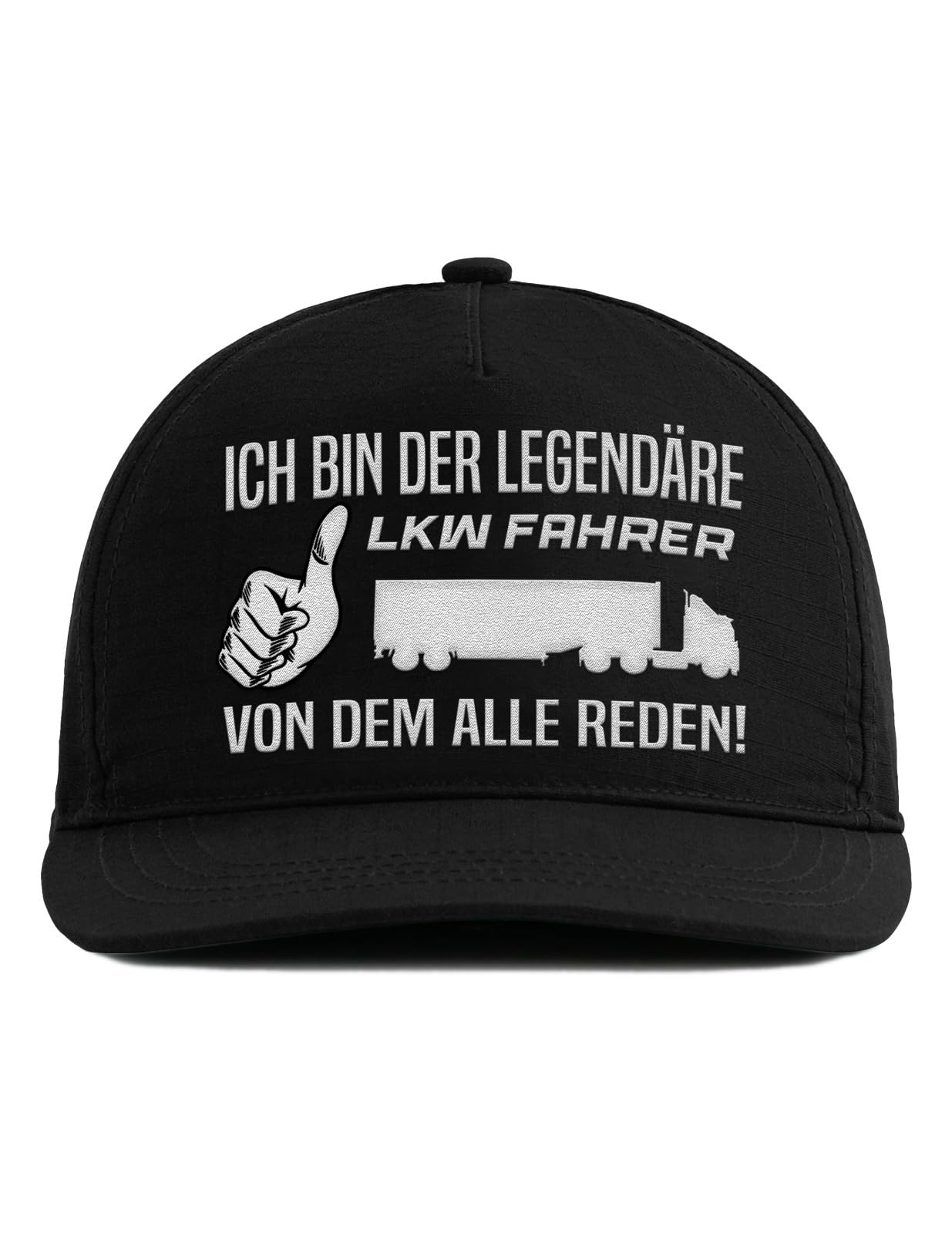 Snapback - Ich Bin der legendäre LKW Fahrer von dem alle reden! | lustiger Trucker Spruch | Cap für Brummifahrer, Berufskraftfahrer, Fernfahrer, Spedition, Geschenk für Männer