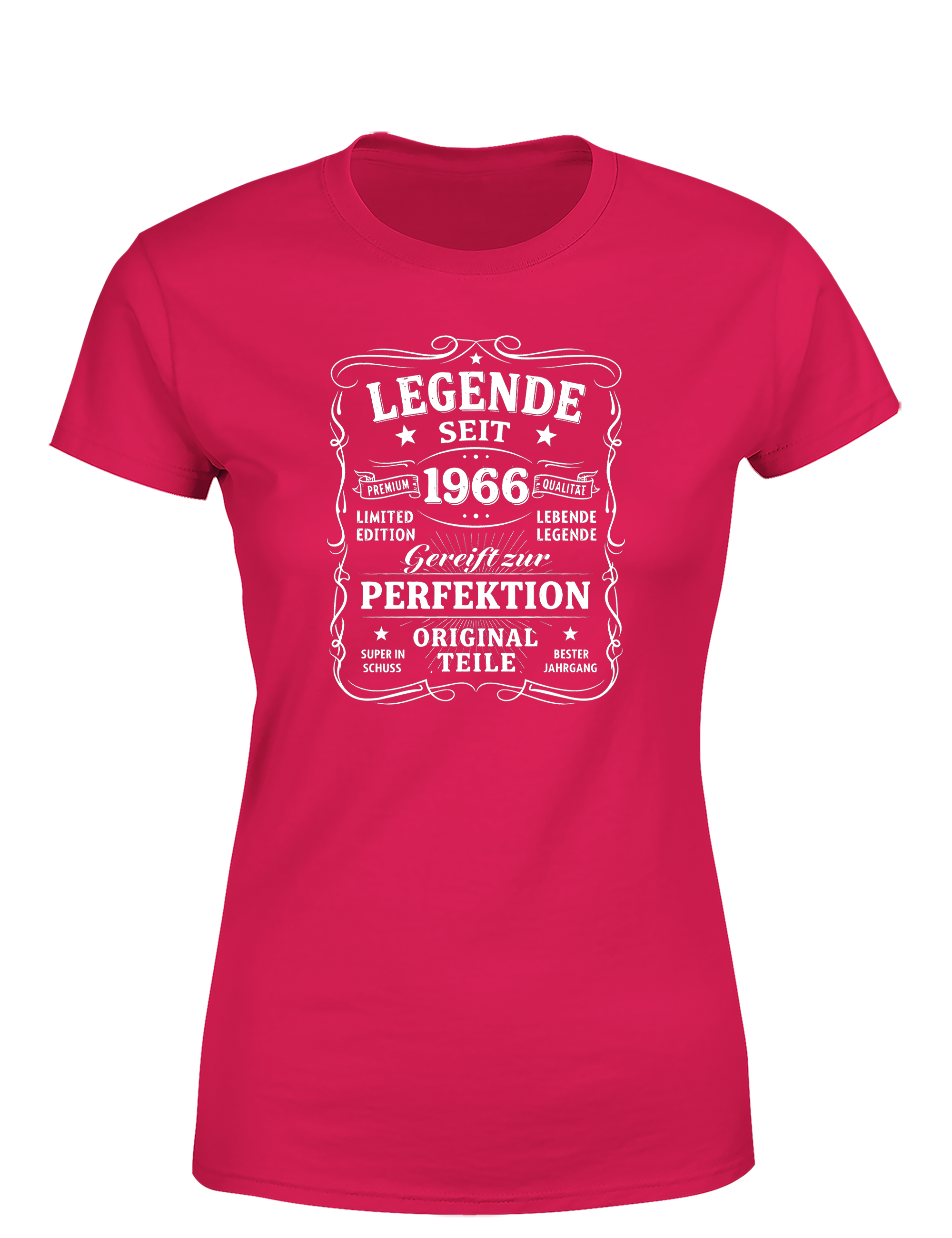 Damen T-Shirt „Legende seit 1966“ | Vintage Geburtstag Shirt Jahrgang 1966 Geschenk