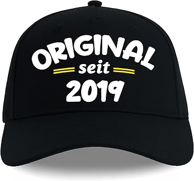 Cap runder Geburtstag 30. 40. 50. 60. 70. 80. geboren Limitierte Edition Herren Damen Frauen verstellbar 53-61 cm recycelter Polyester Original seit Jahrgang
