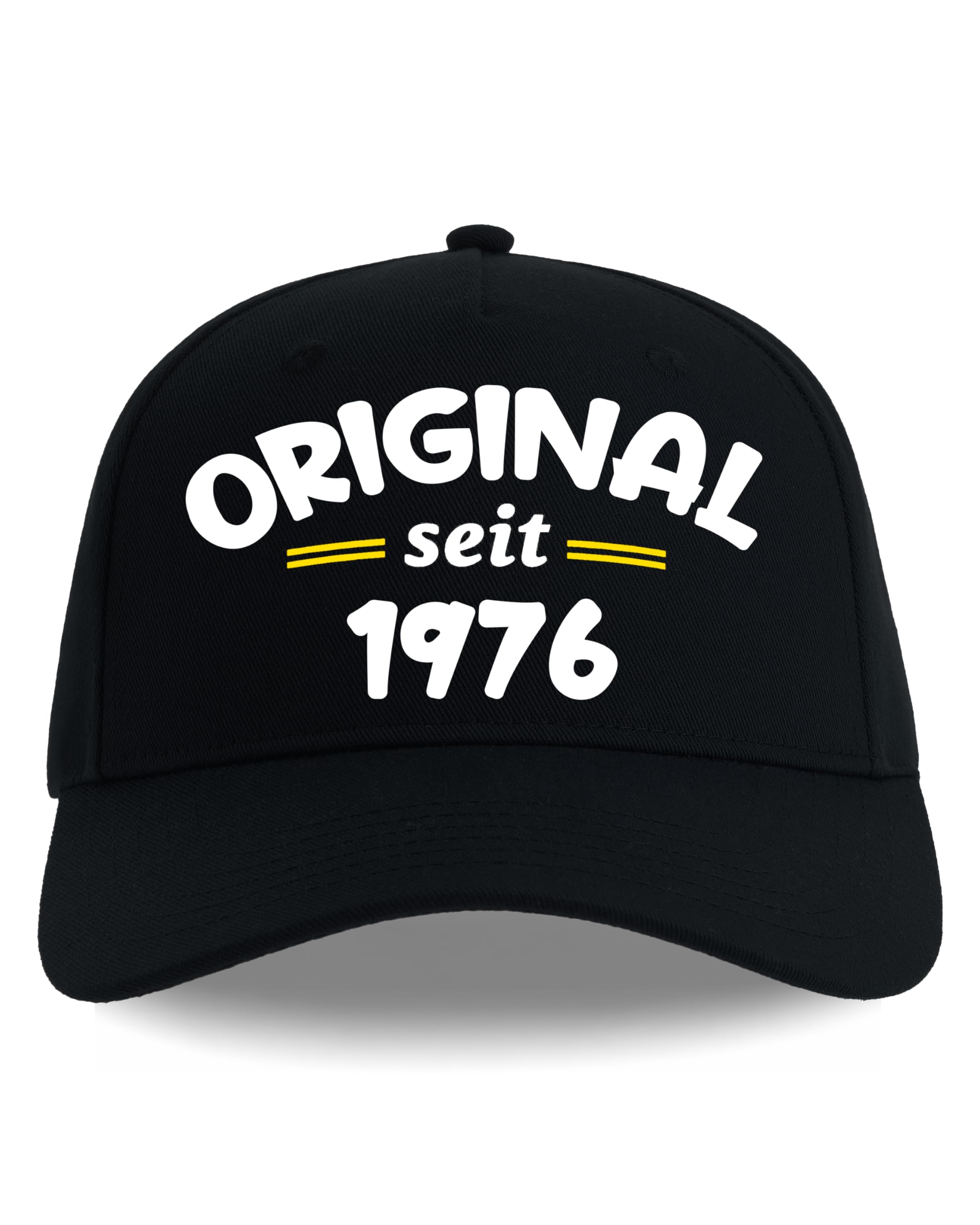 Cap runder Geburtstag 30. 40. 50. 60. 70. 80. geboren Limitierte Edition Herren Damen Frauen verstellbar 53-61 cm recycelter Polyester Original seit Jahrgang