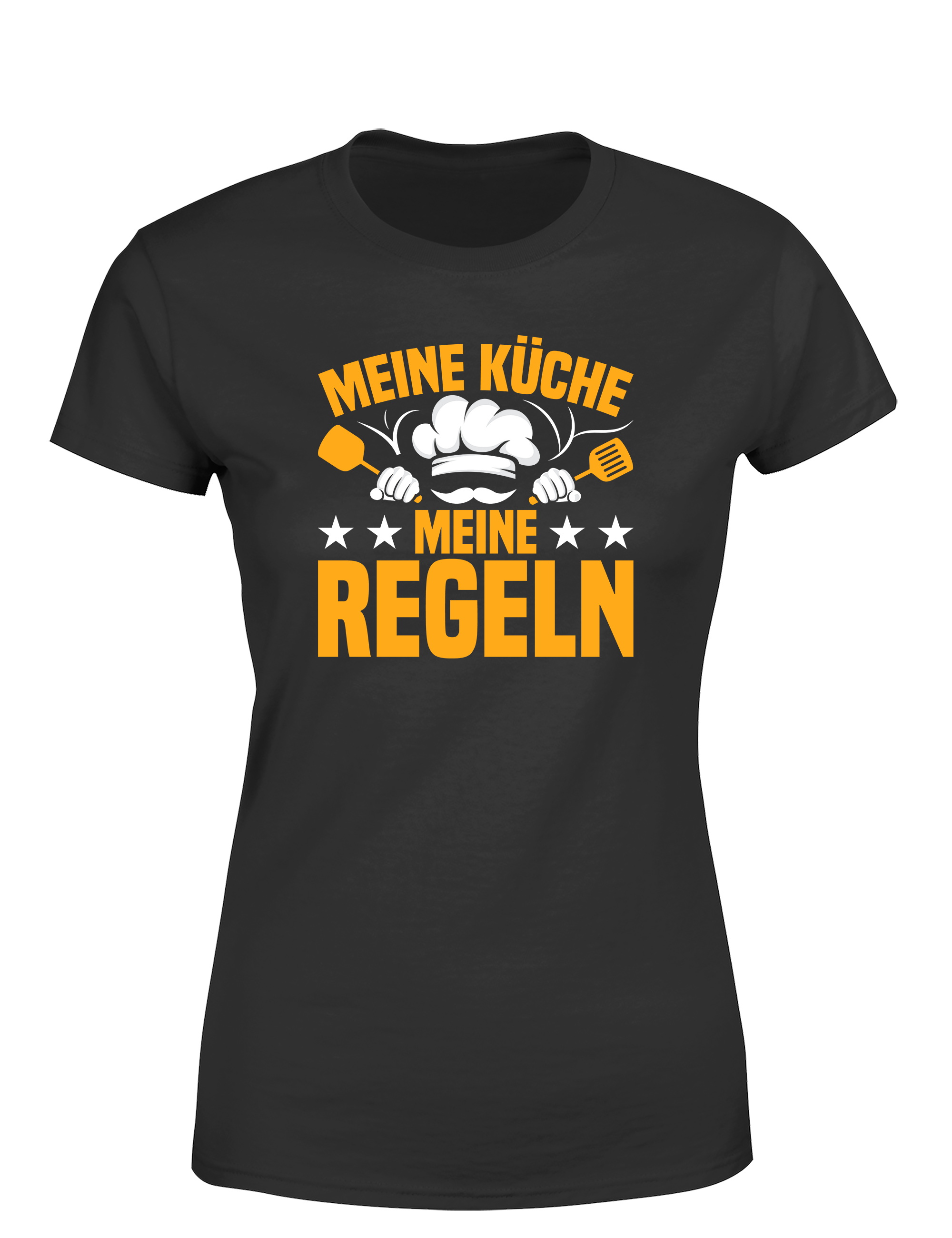 Damen T-Shirt „Meine Küche Meine Regeln“ | Cooles Koch Shirt für Frauen mit Küchenpower