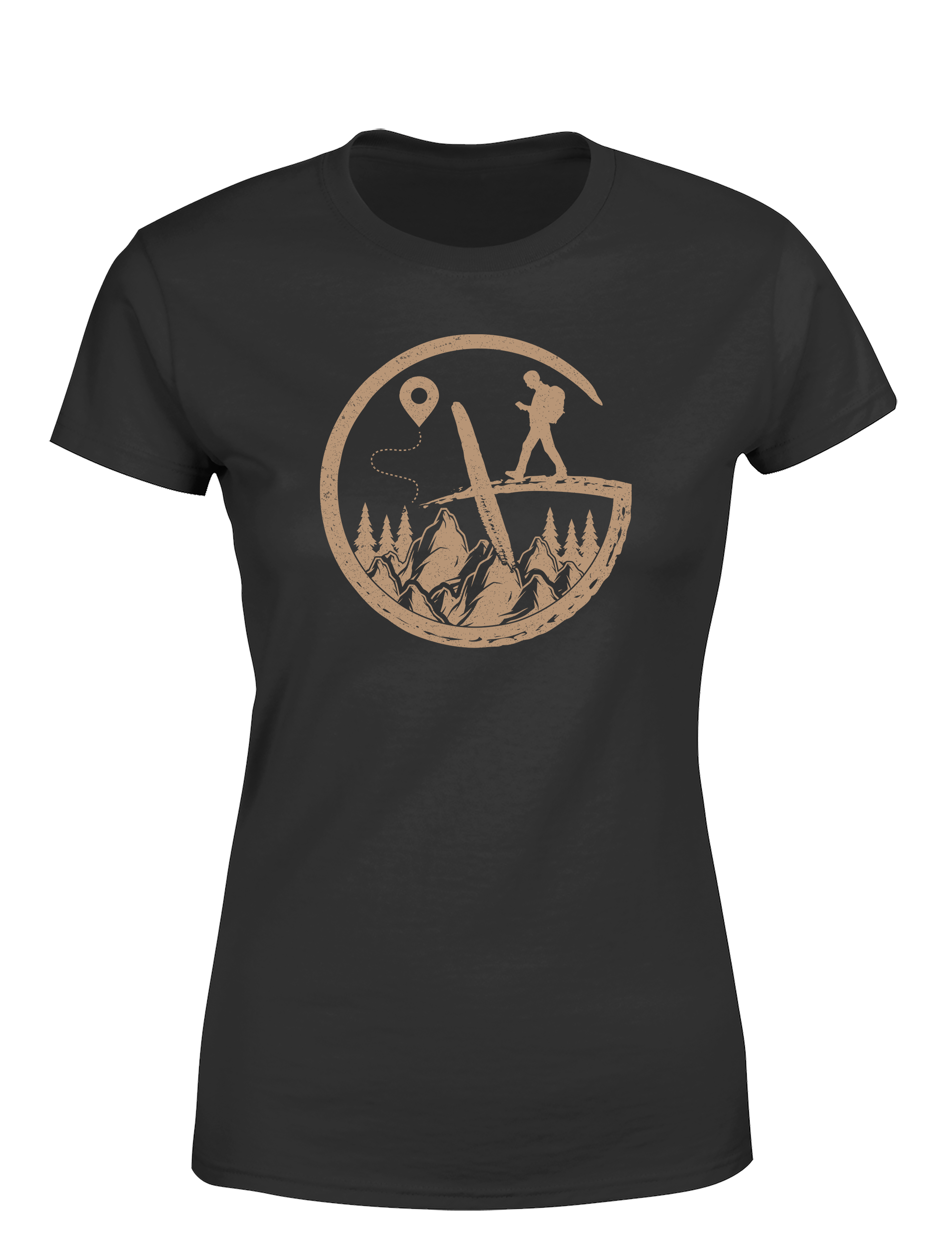 Geocaching Abenteuer – Damen T-Shirt | Stylisches Outdoor Shirt für Geocacherinnen, Wanderinnen & Naturfans