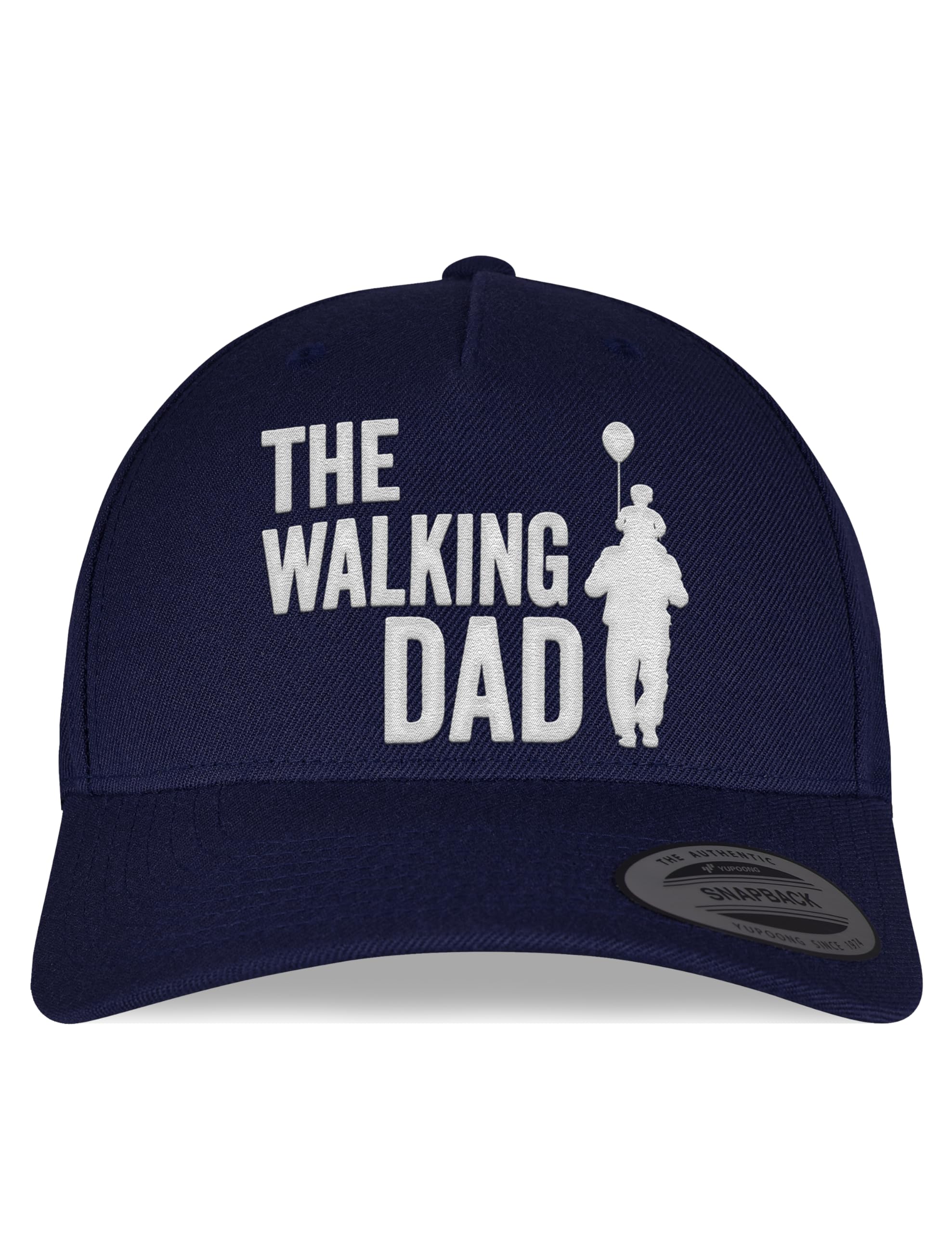 Snapback Cap The Walking DAD Bestickt - lustiges Geschenk für Papa, Vatertag, Geburt, Geburtstag - Cap für Väter, Humorvolles Accessoire
