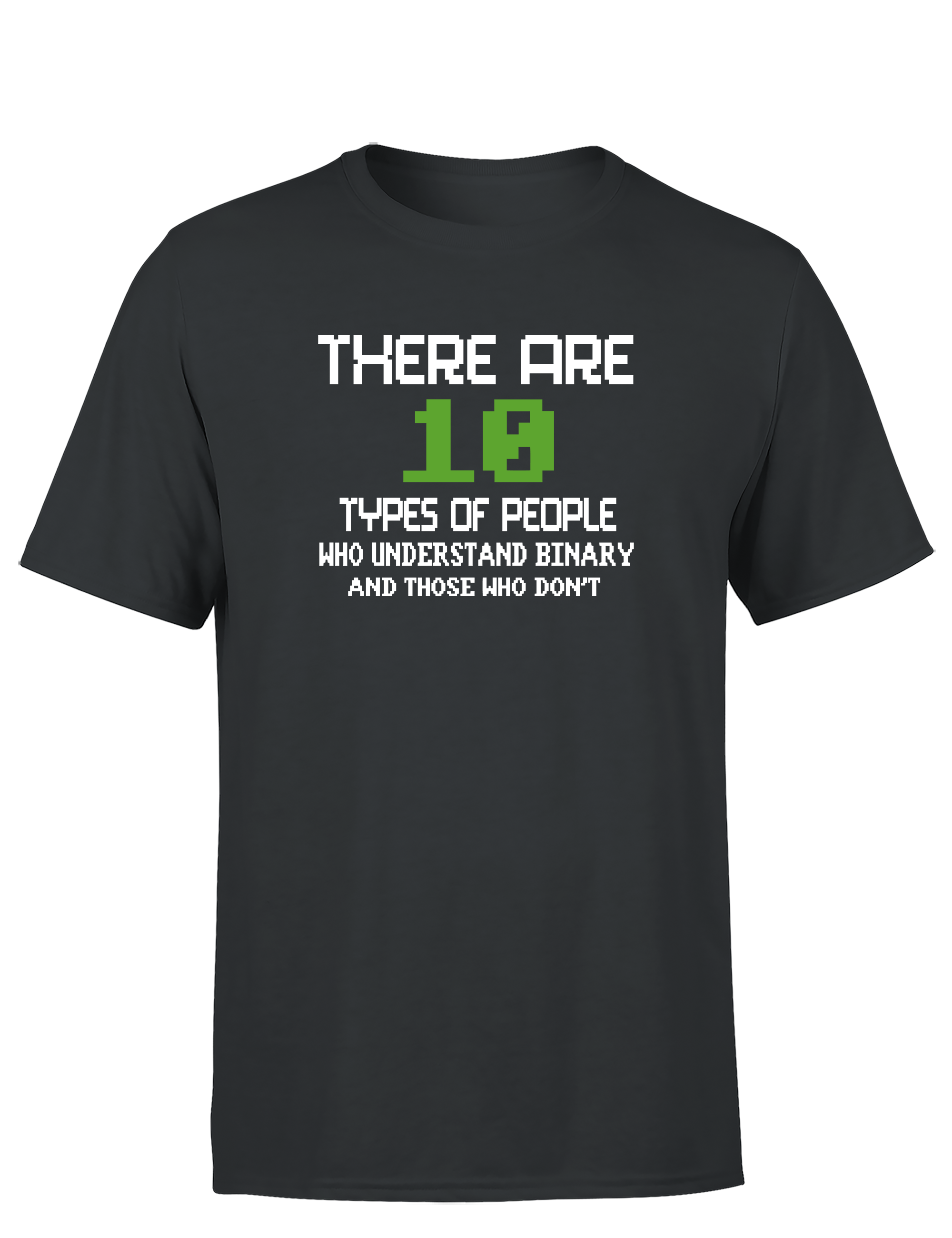There Are 10 Types of People – Herren T-Shirt im Retro Stil | Lustiges Nerd Shirt für Programmierer, Entwickler & IT-Fans