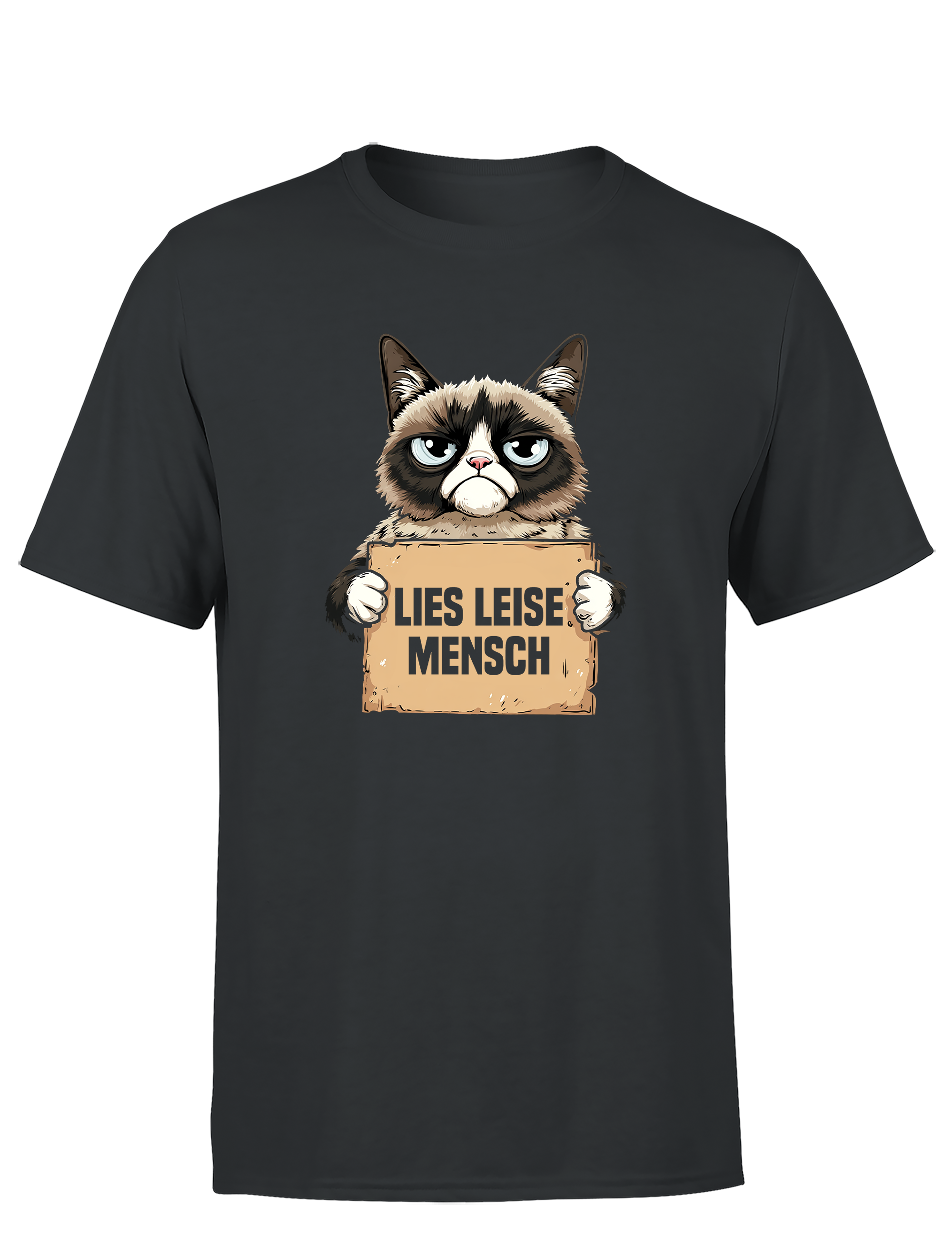 Lies leise Mensch – Herren T-Shirt im Retro Stil | Perfektes Shirt für Leseratten, Bücherwürmer, Bibliothek & Geschenkidee