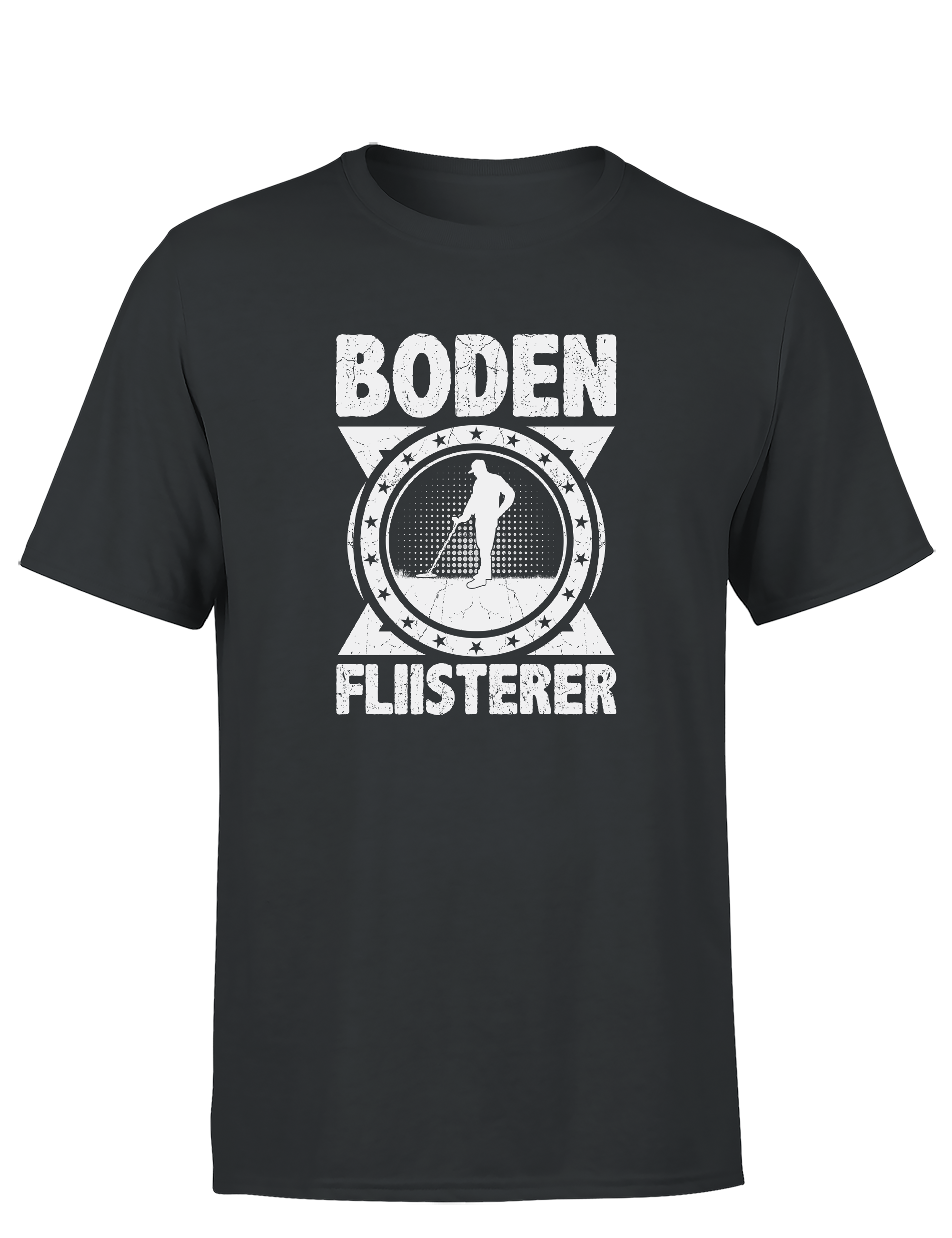 Boden flüsterer – Herren T-Shirt im Retro Stil | Lustiges Shirt für Sondler, Schatzsucher & Hobby-Detektoren
