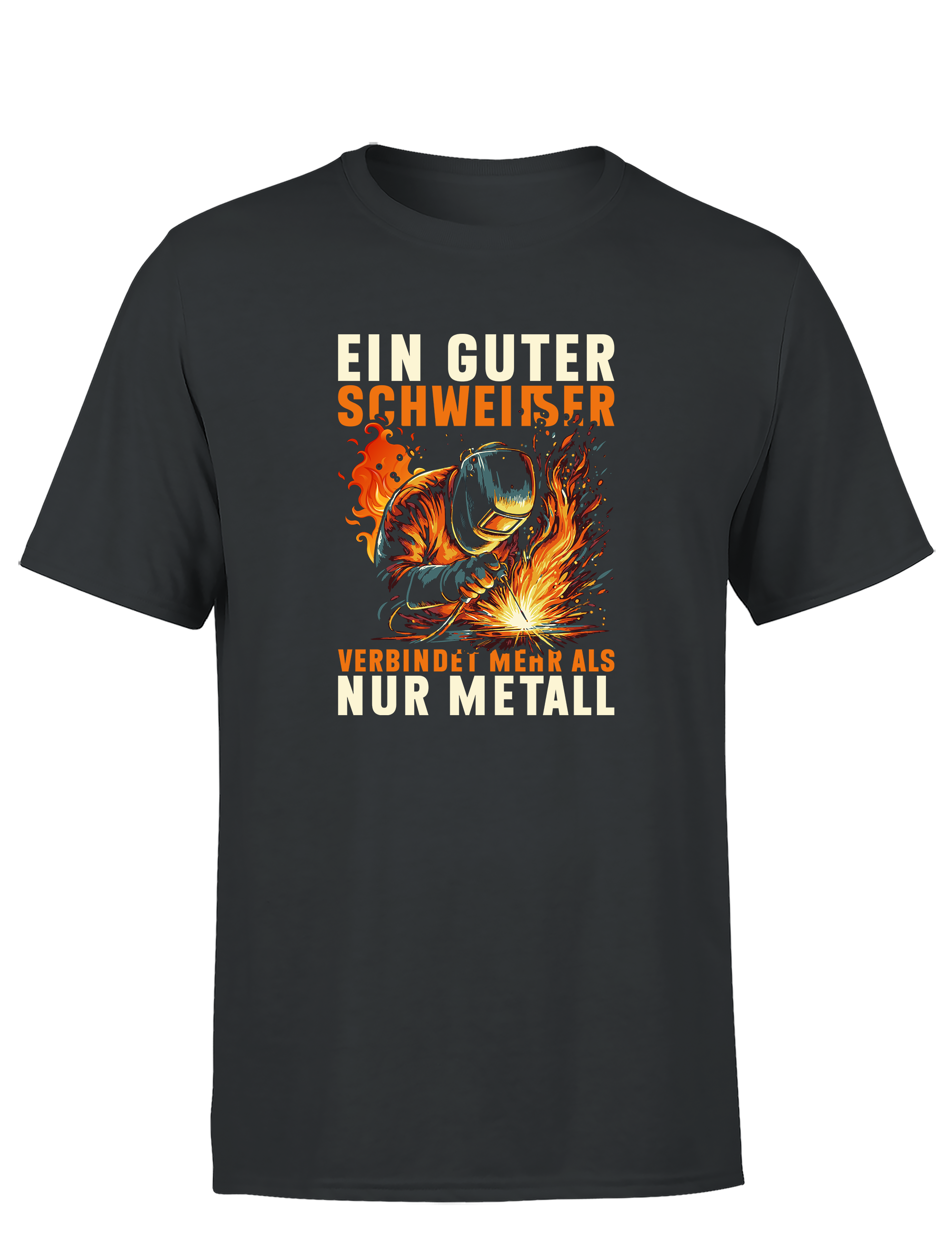 Ein guter Schweißer verbindet mehr als nur Metall – Herren T-Shirt im Retro Stil | Lustiges Shirt für Schweißer, Metallbauer & Handwerker