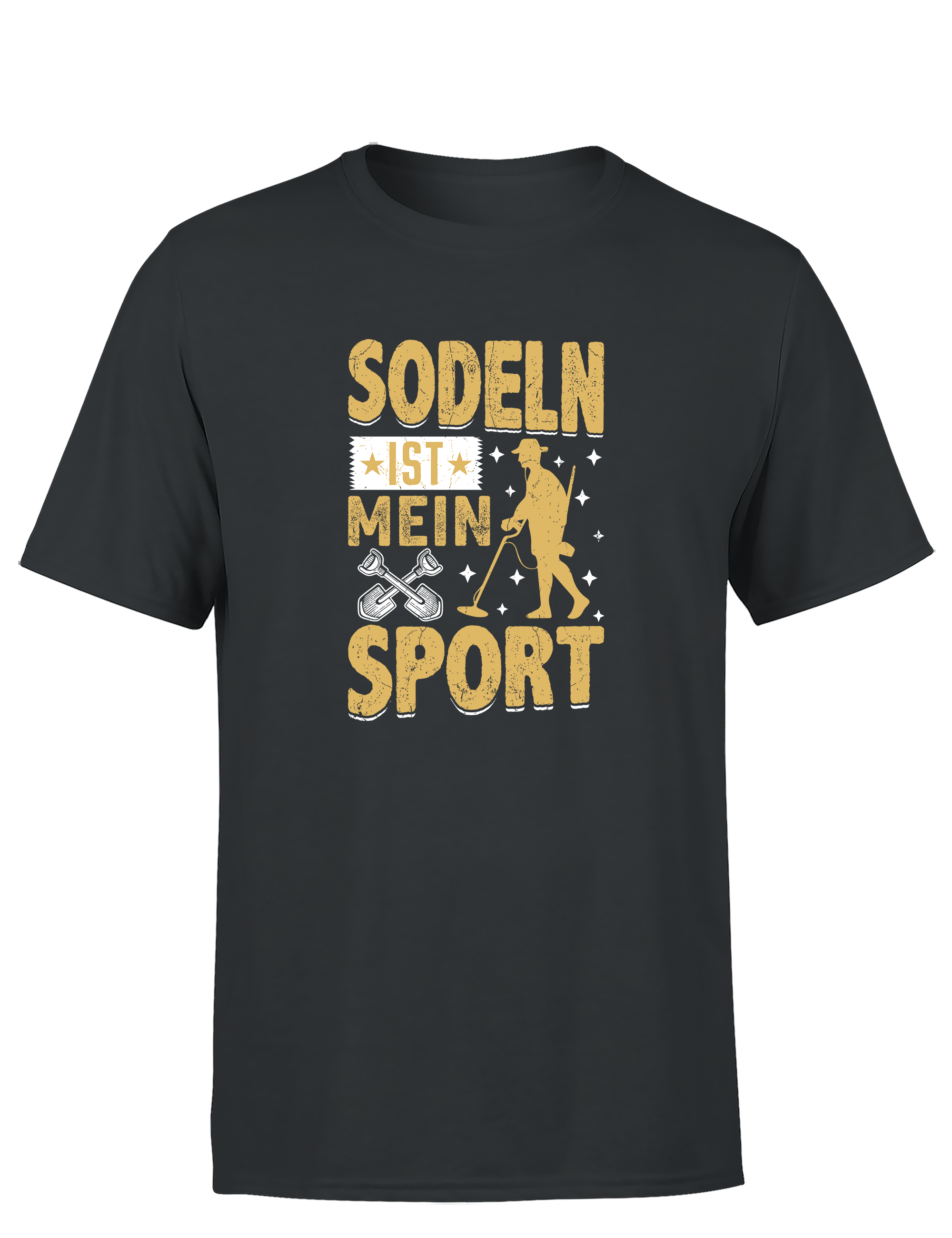 Sondeln ist mein Sport – Herren T-Shirt im Retro Stil | Lustiges Shirt für Schatzsucher, Hobby-Sondler & Freizeit