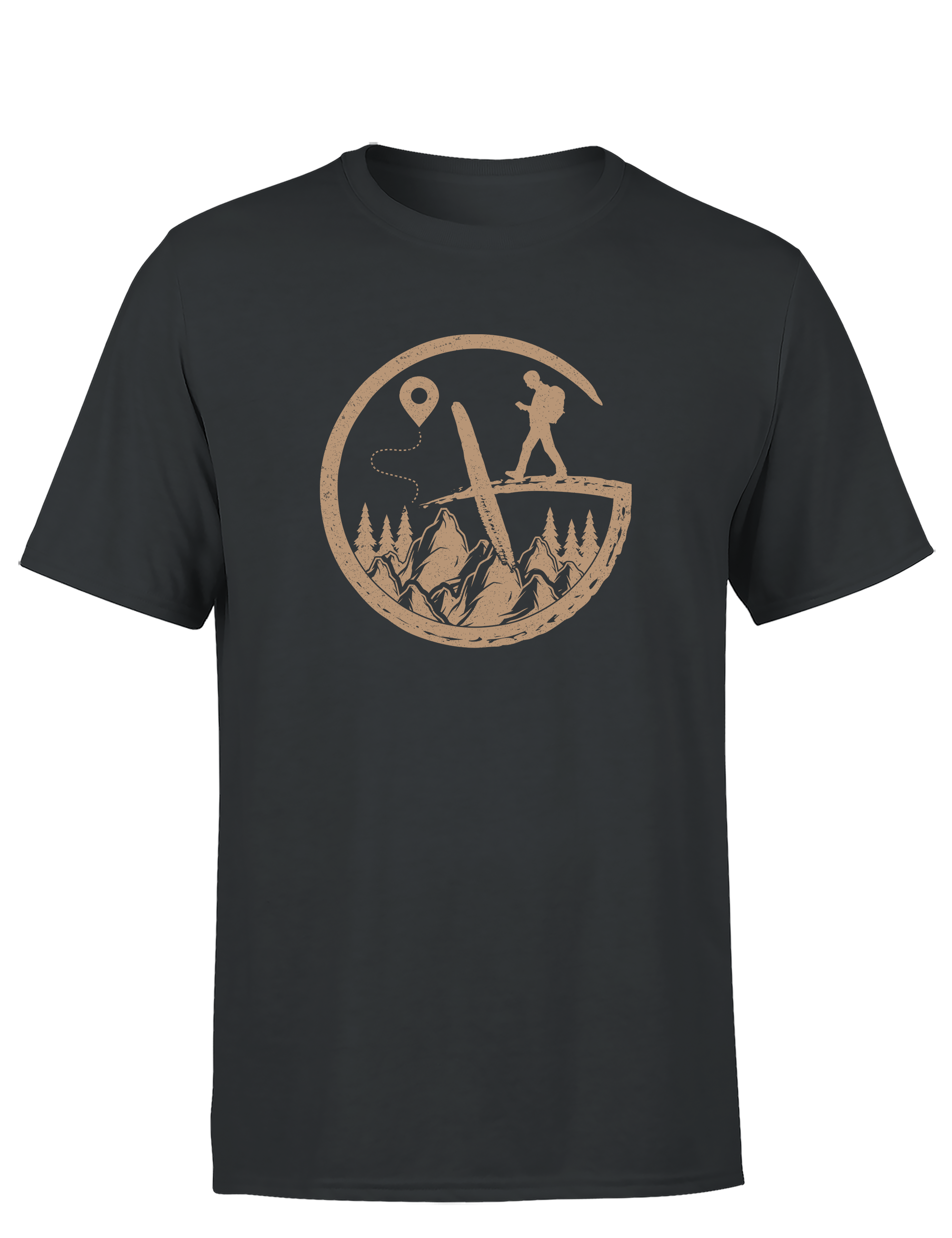 Geocaching Abenteuer – Herren T-Shirt | Stylisches Outdoor Shirt für Schatzsucher, Wanderer & Naturfreunde