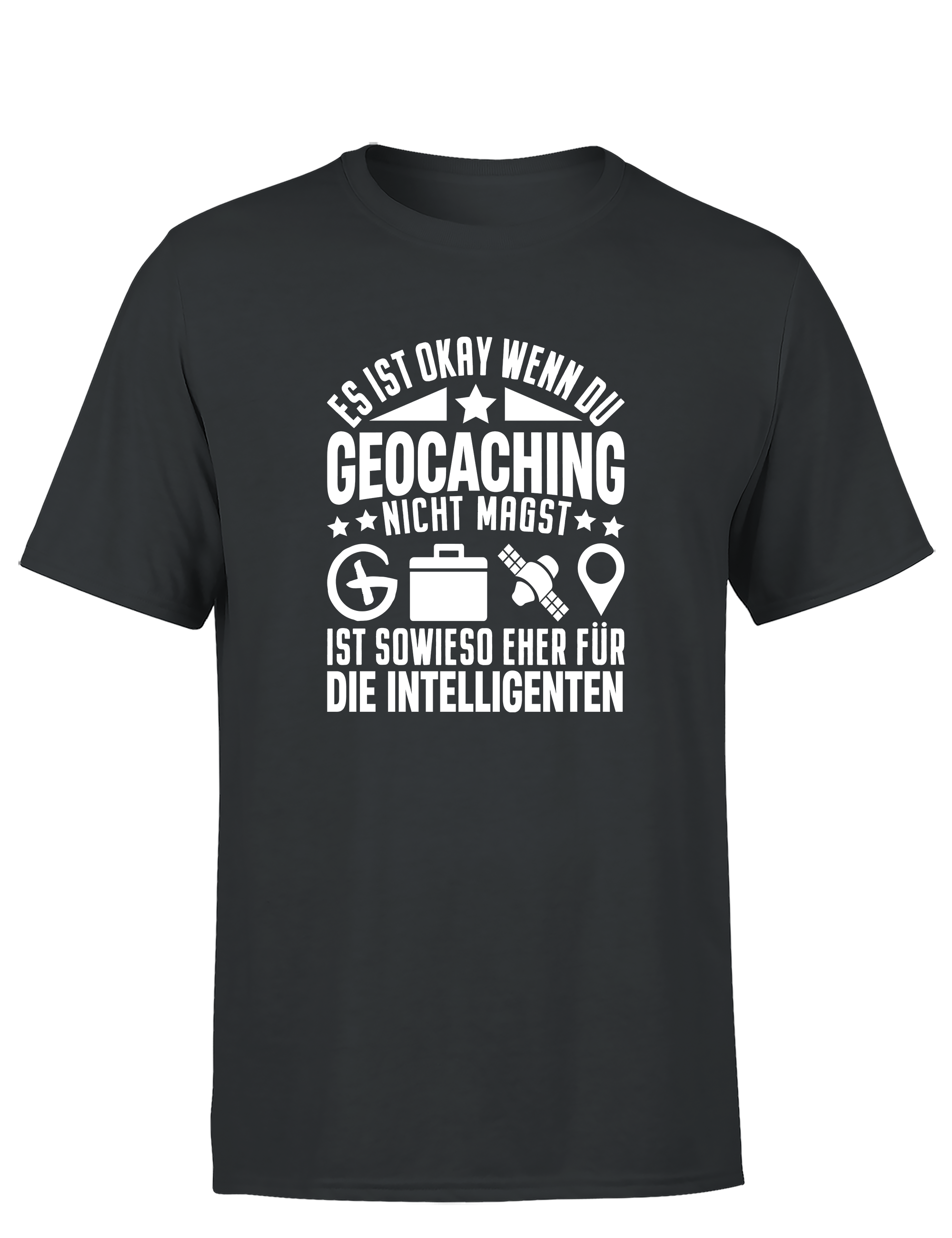 Es ist okay, wenn du Geocaching nicht magst – Herren T-Shirt im Retro Stil | Lustiges Shirt für Geocacher, Schatzsucher & Outdoor-Fans