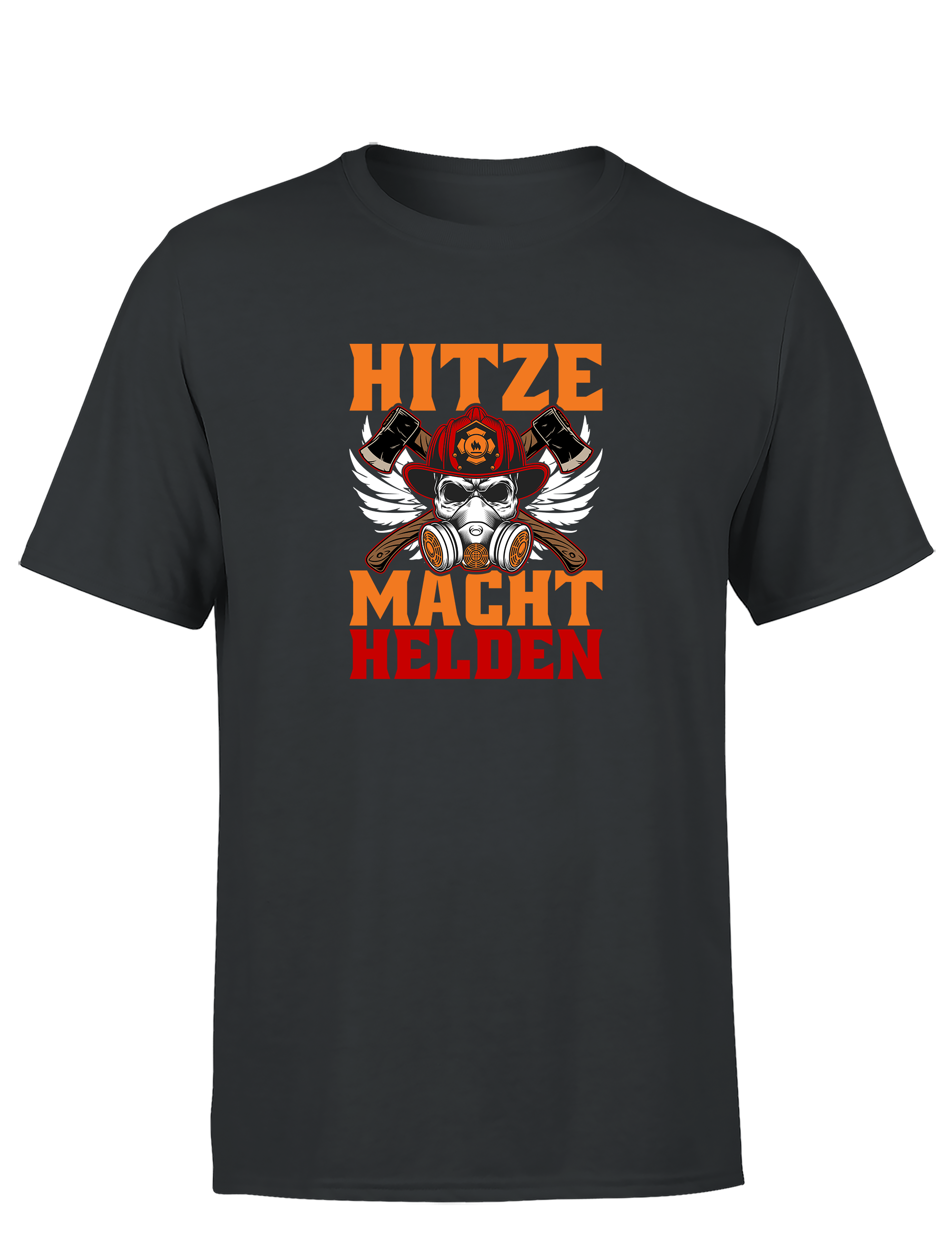 Hitze Macht Helden – Feuerwehr T-Shirt für Männer | Cooles Firefighter Motiv | Geschenk für Feuerwehrmänner & Einsatzhelden