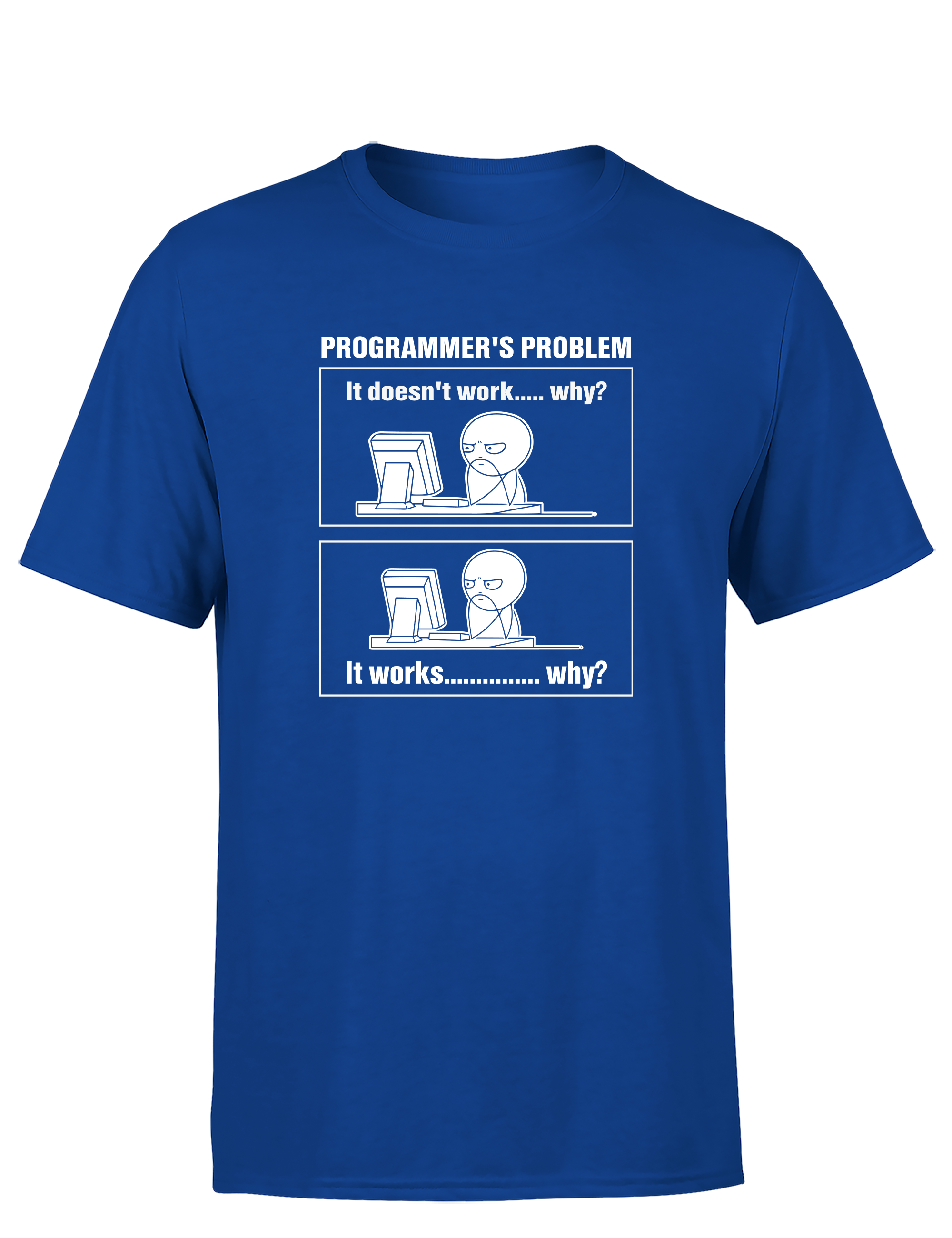 Programmer’s Problem – Herren T-Shirt im Retro Stil | Lustiges Nerd Shirt für Entwickler, Coder & IT-Fans