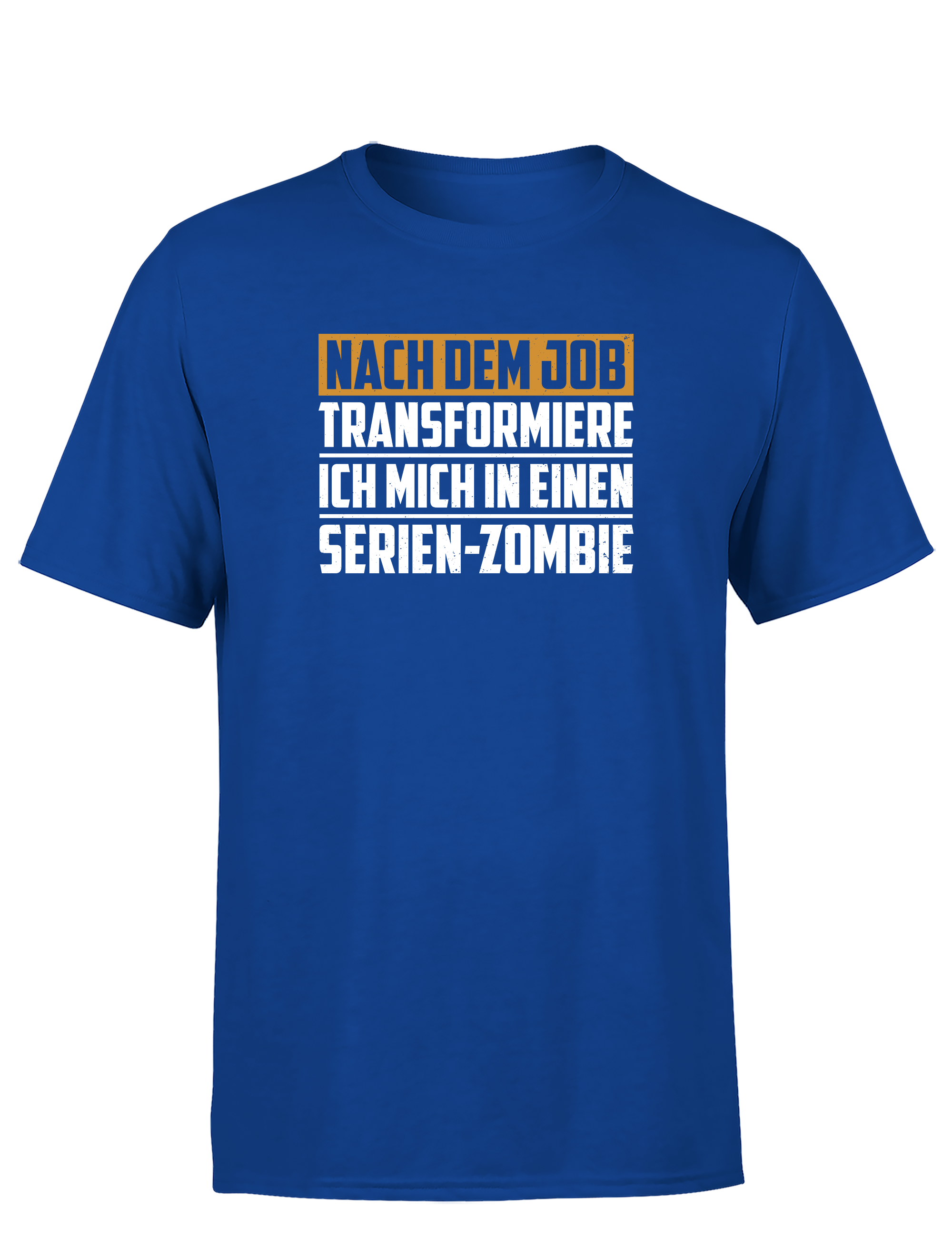 Nach dem Job Serien-Zombie – Lustiges Herren T-Shirt | Feierabend Humor für Serienjunkies