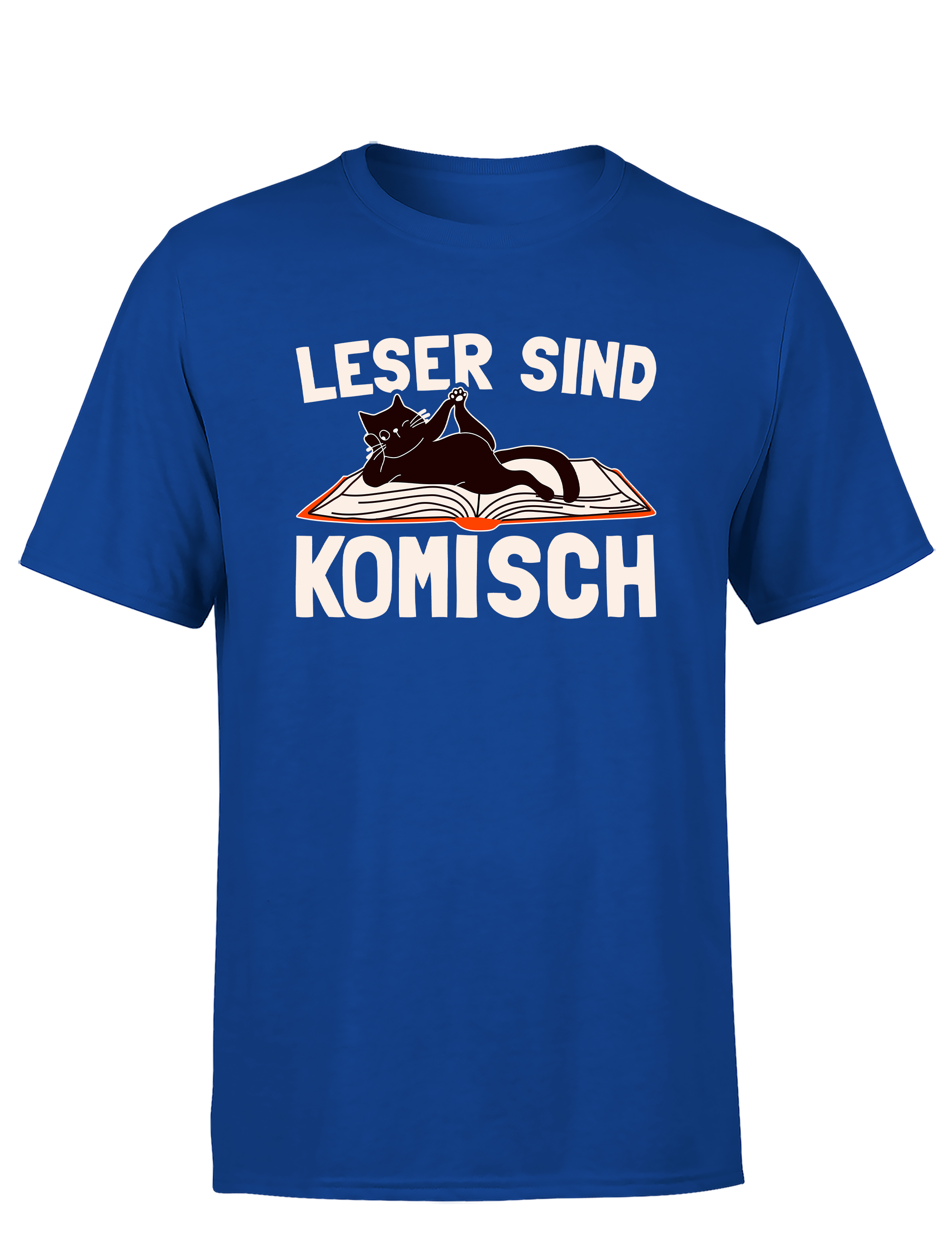 Leser sind komisch – Herren T-Shirt im Retro Stil | Lustiges Shirt für Bücherwürmer, Bibliothek & Geschenkidee