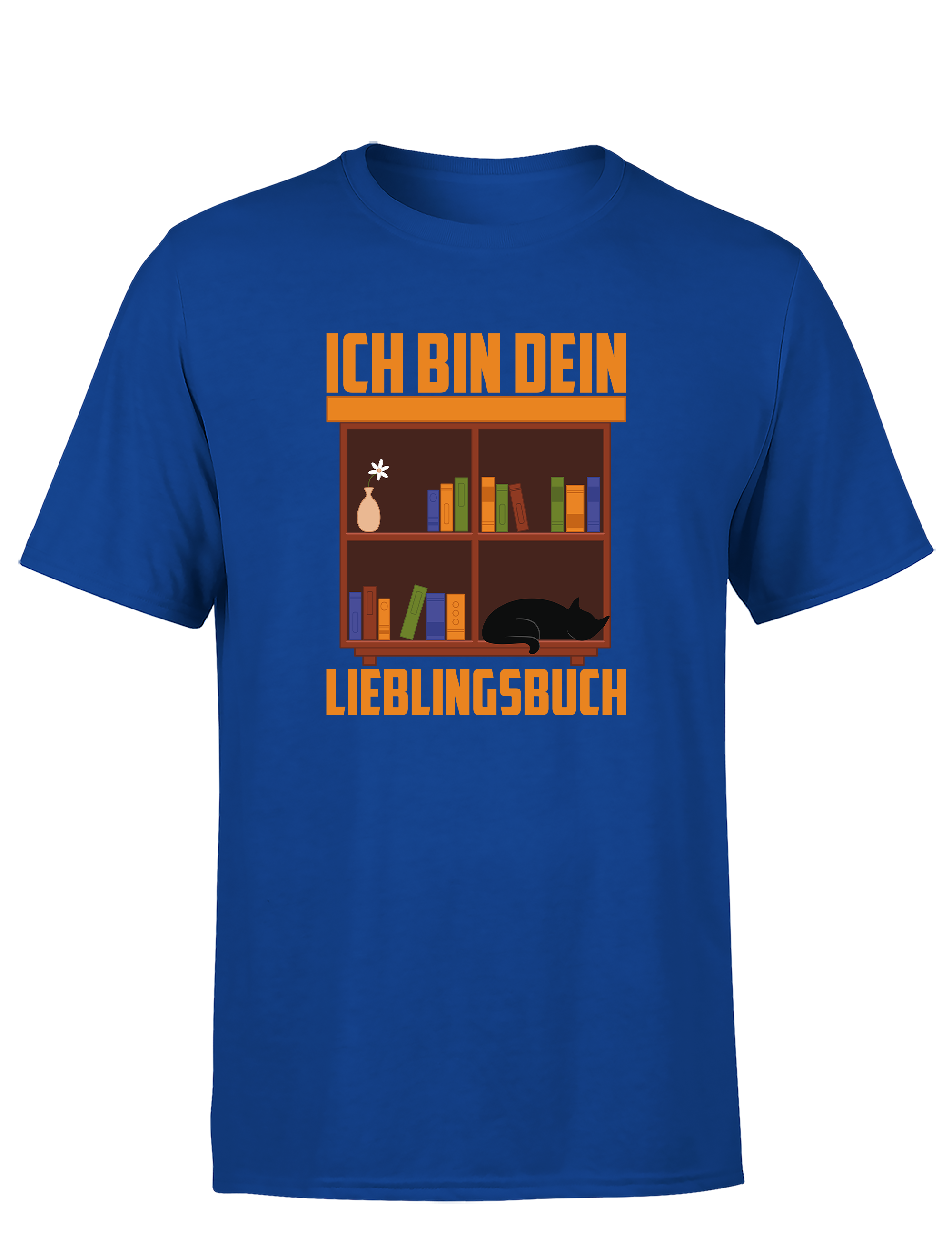 Ich bin dein Lieblingsbuch – Herren T-Shirt im Retro Stil | Lustiges Shirt für Leseratten, Bibliothek & Freizeit