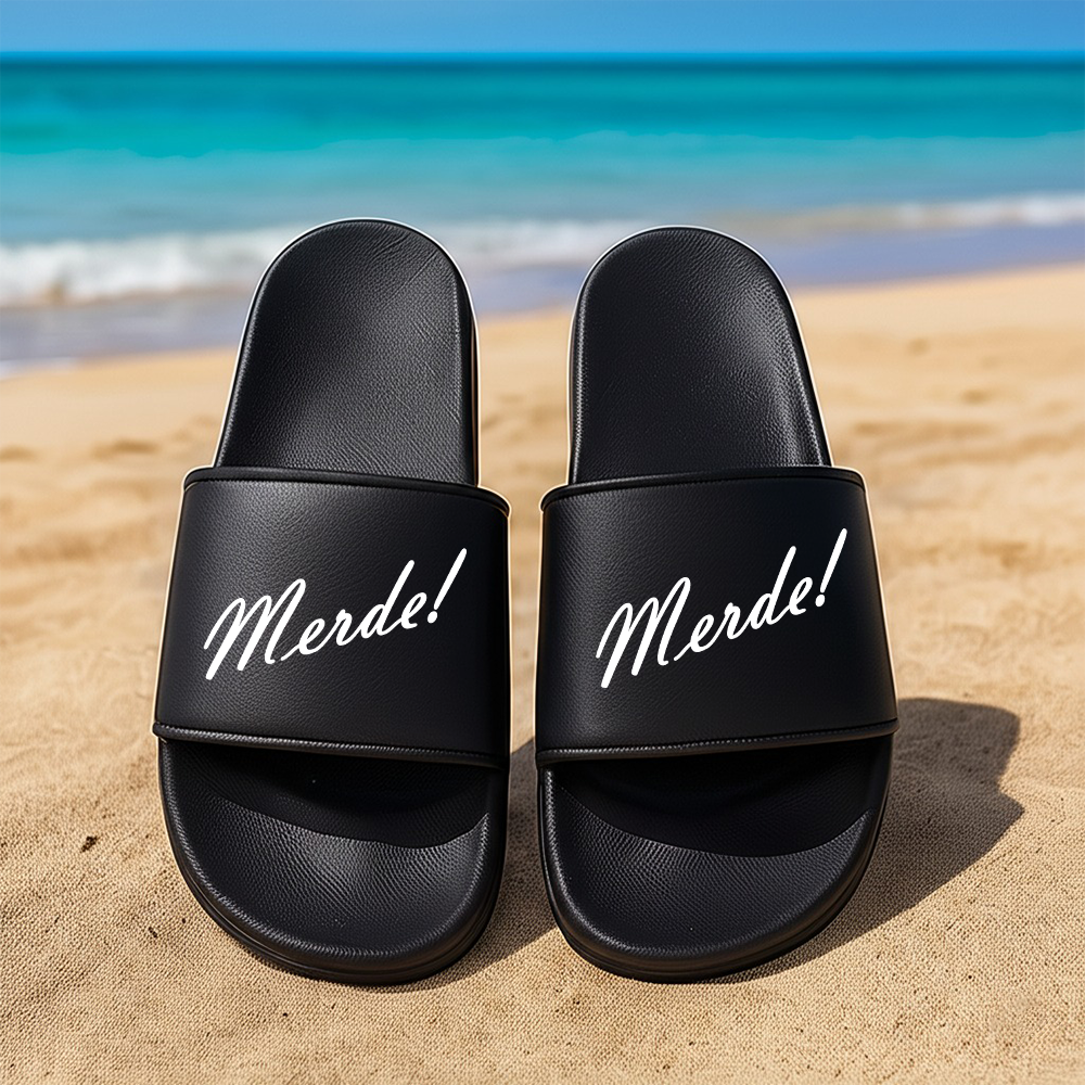 Badeschuhe Merde!