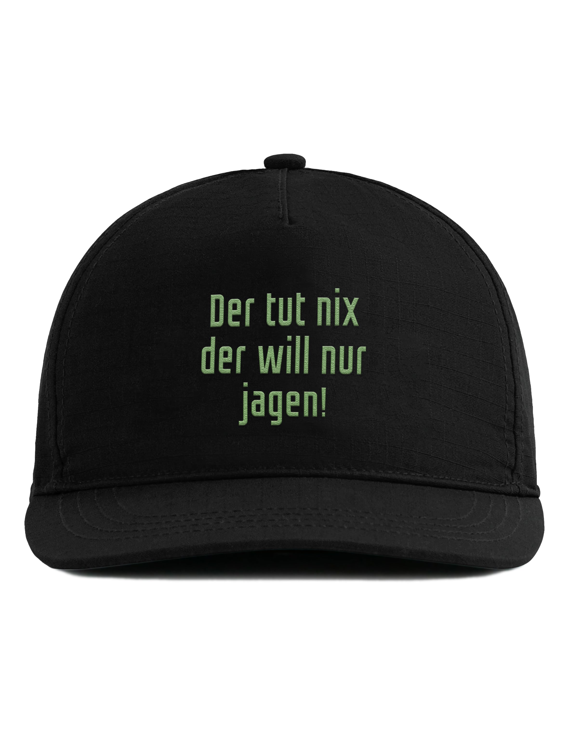 Snapback Cap – Der tut nix der will nur jagen – Bestickt – Unisex Basecap