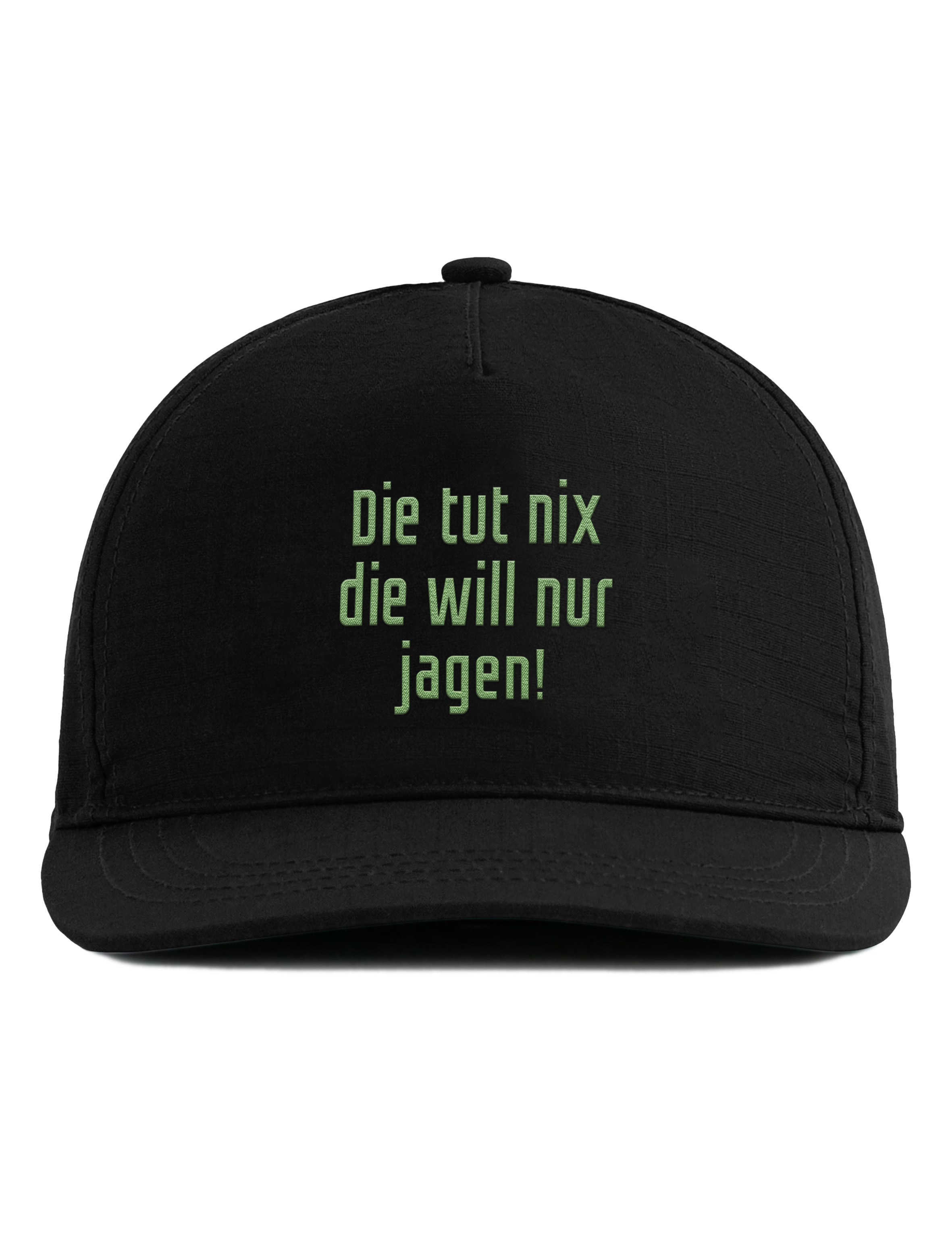 Snapback Cap – Die tut nix die will nur jagen – Bestickt – Unisex Basecap