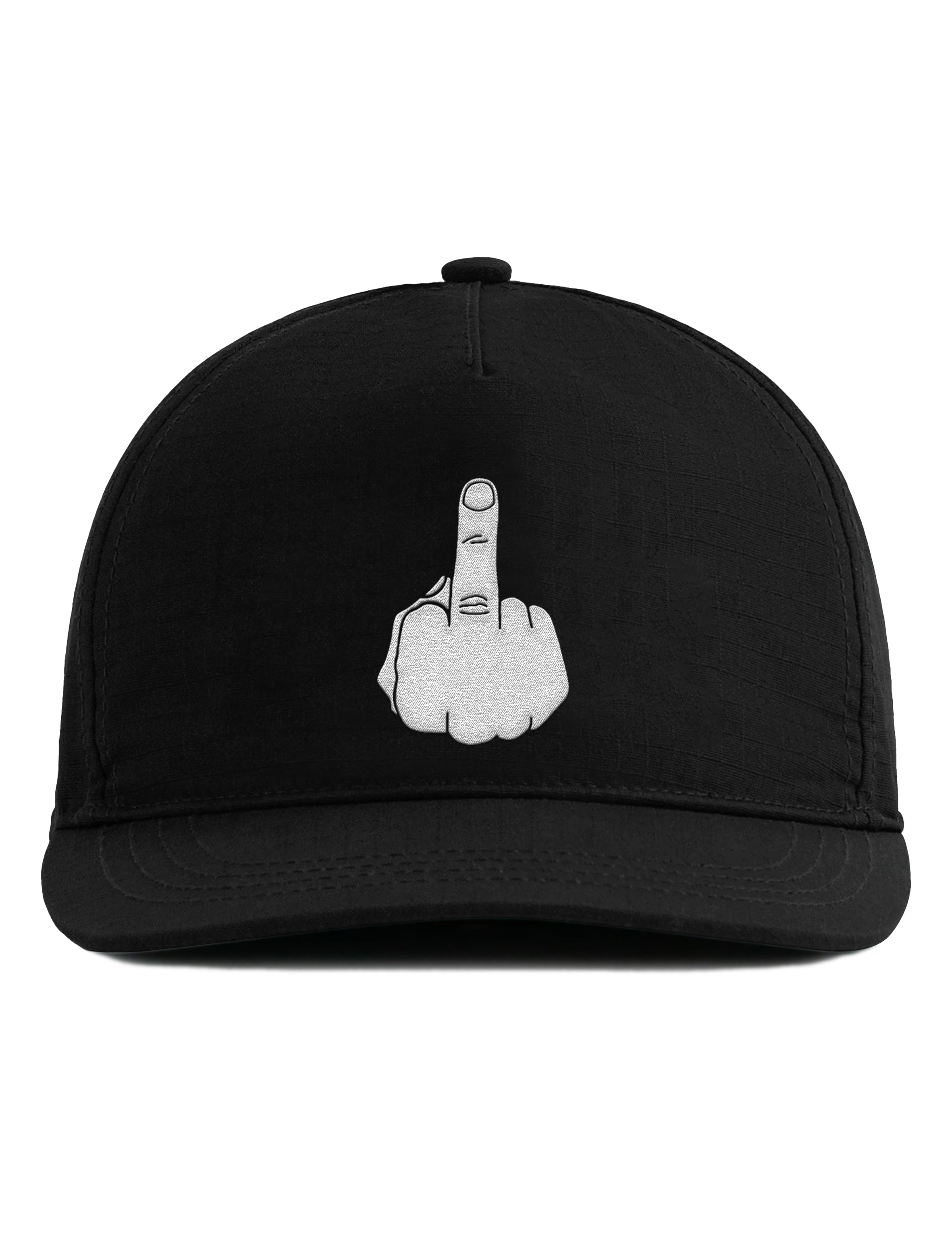 Snapback Cap – Mittelfinger – Unisex Basecap - Bestickt